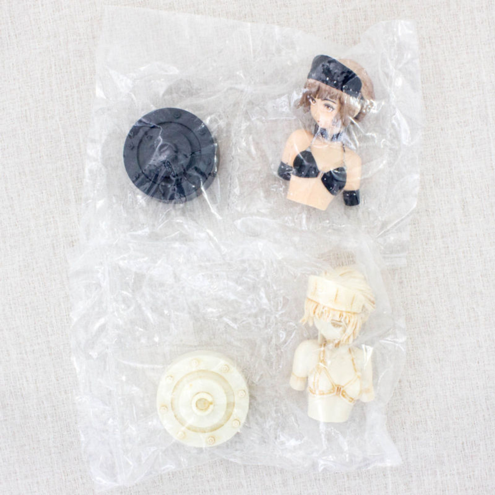 Set of 10 PSE Solid Collection Range Murata Mini Figure Ver.2.0 (5pc Color Ver. + 5pc Ivory Ver.) JAPAN