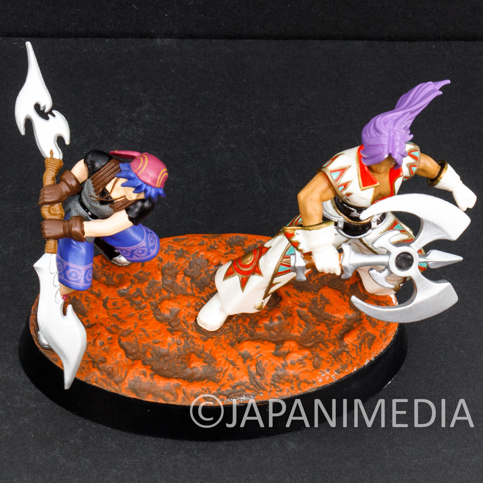 RARE! Chrono Cross Serge vs Karsh Diorama Figure JAPAN GAME