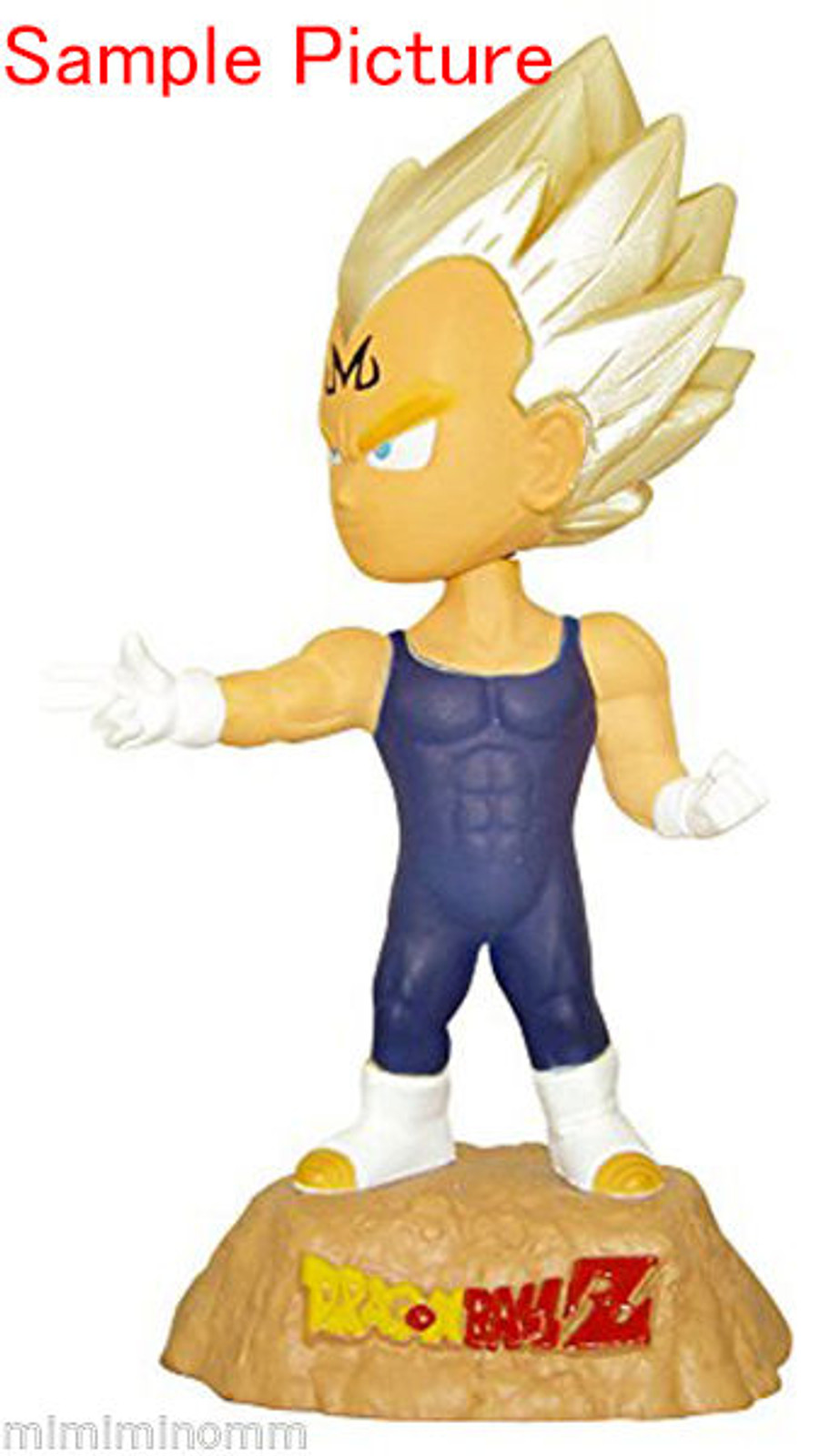 Dragon Ball Z S.S. Vegeta Swing Head Bobble Bobbin Figure JAPAN ANIME MANGA