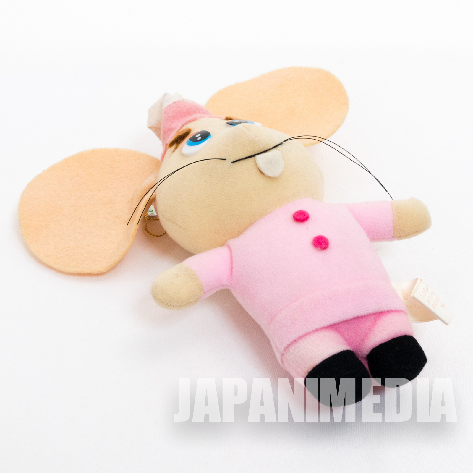 Topo Gigio 7" Plush Doll Pink JAPAN ANIME