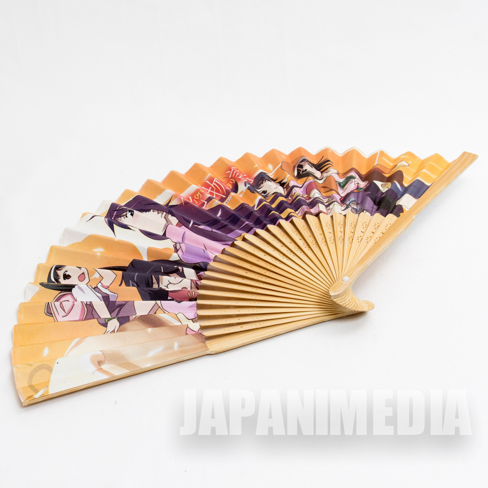 Bakemonogatari Characters Folding Fan Japanese Sensu JAPAN ANIME MANGA