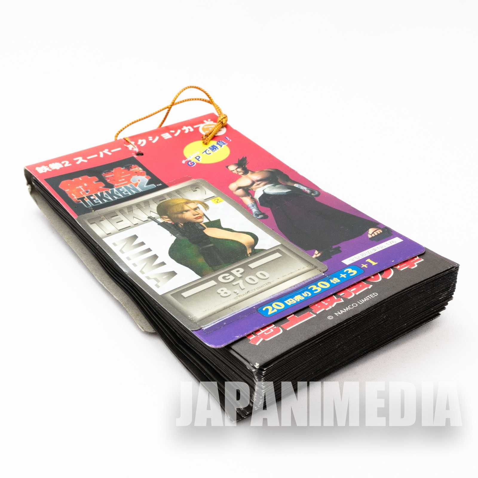 Retro RARE! Tekken 2 Super Action Card 34pc Set JAPAN GAME 2 Japanimedia Store