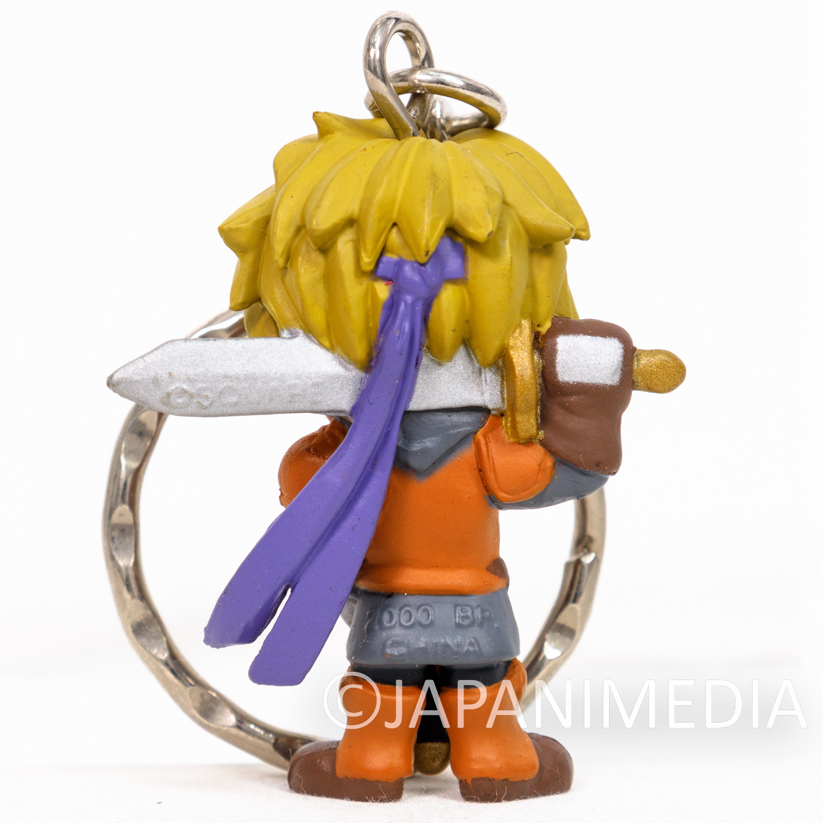 RARE! Chrono Cross Glenn Figure Keychain Banpresto JAPAN GAME