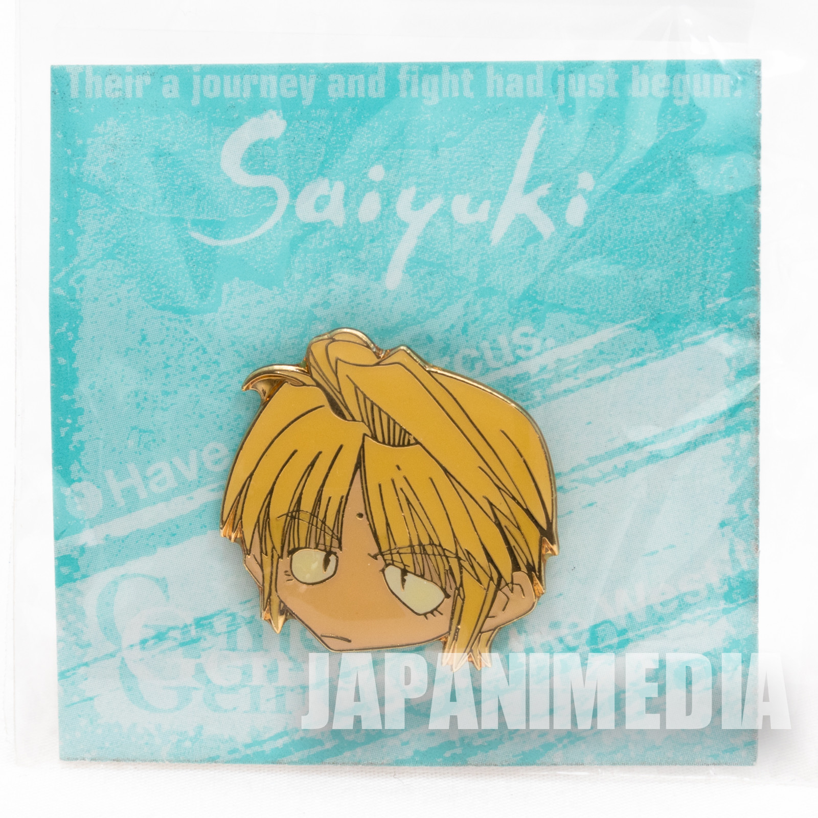 Gensomaden SAIYUKI Genjyo Sanzo Face Metal Pins JAPAN ANIME MANGA