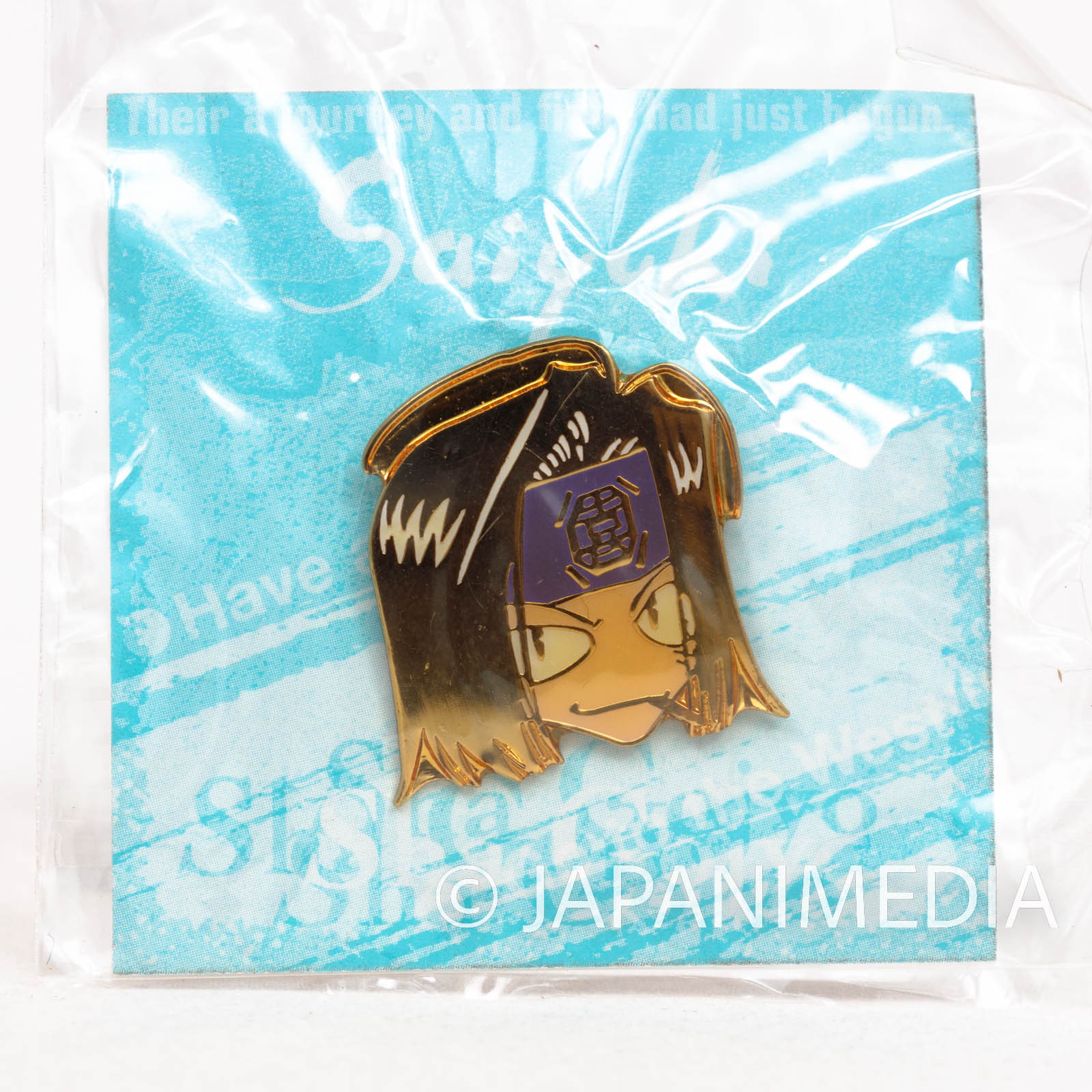 Gensomaden SAIYUKI Sha Gojyo Face Metal Pins JAPAN ANIME