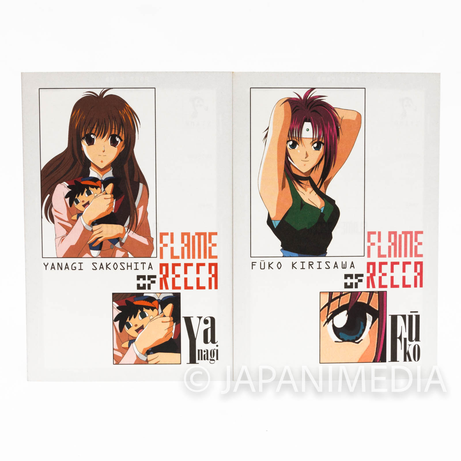 Flame of Recca Postcard 9pc set JAPAN ANIME