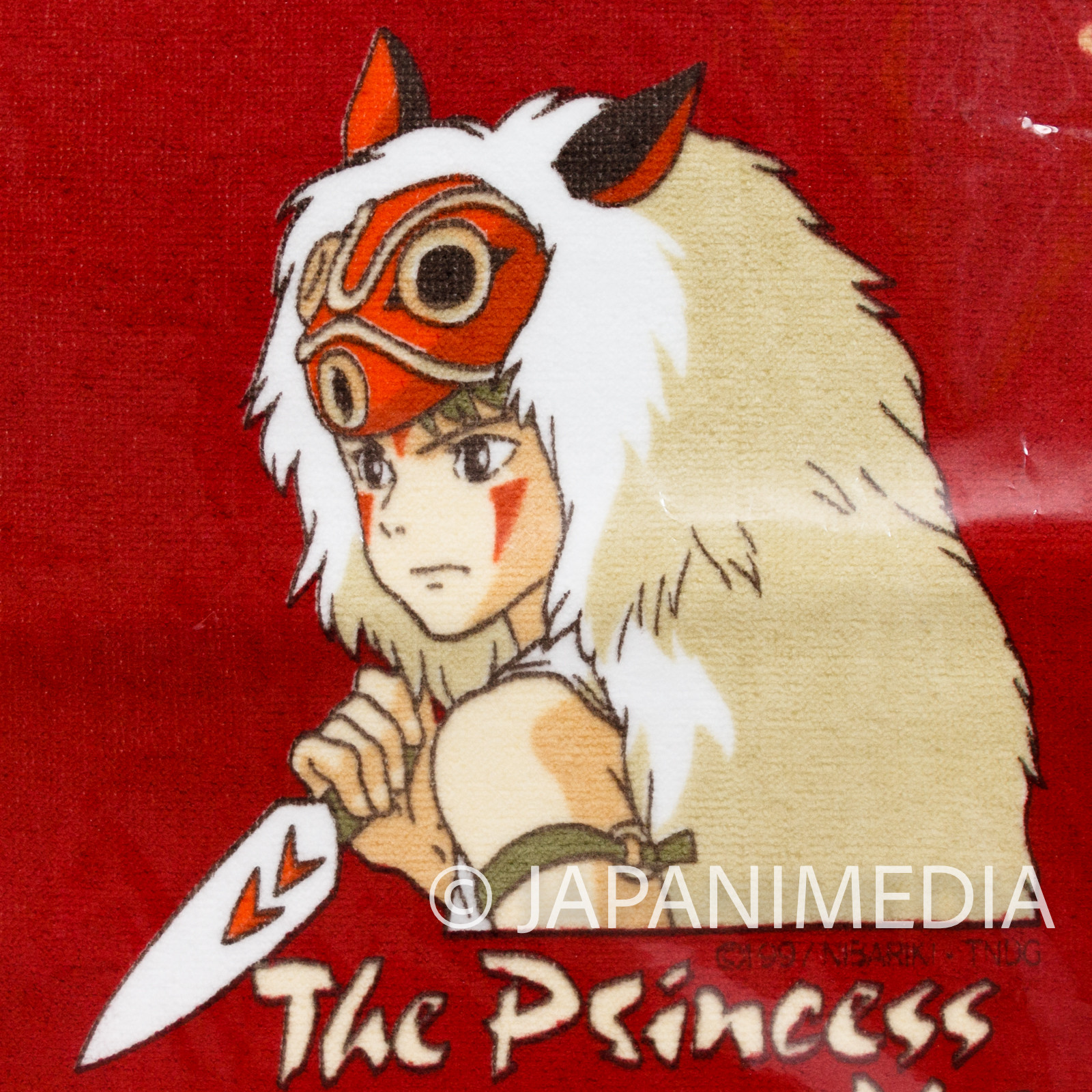 Princess Mononoke San Hand Towel 8x8inch Ghibli JAPAN ANIME