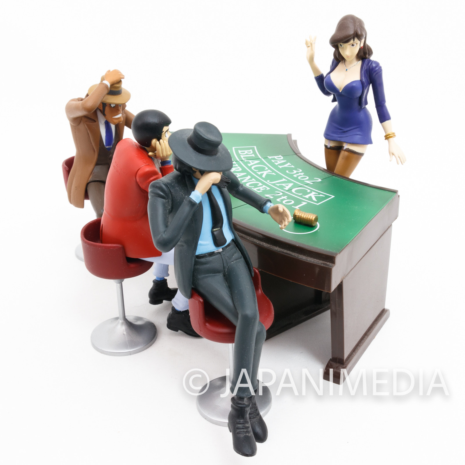 [Missing Parts] Lupin the Third (3rd) Casino Scene Figure Set Banpresto JAPAN ANIME MANGA