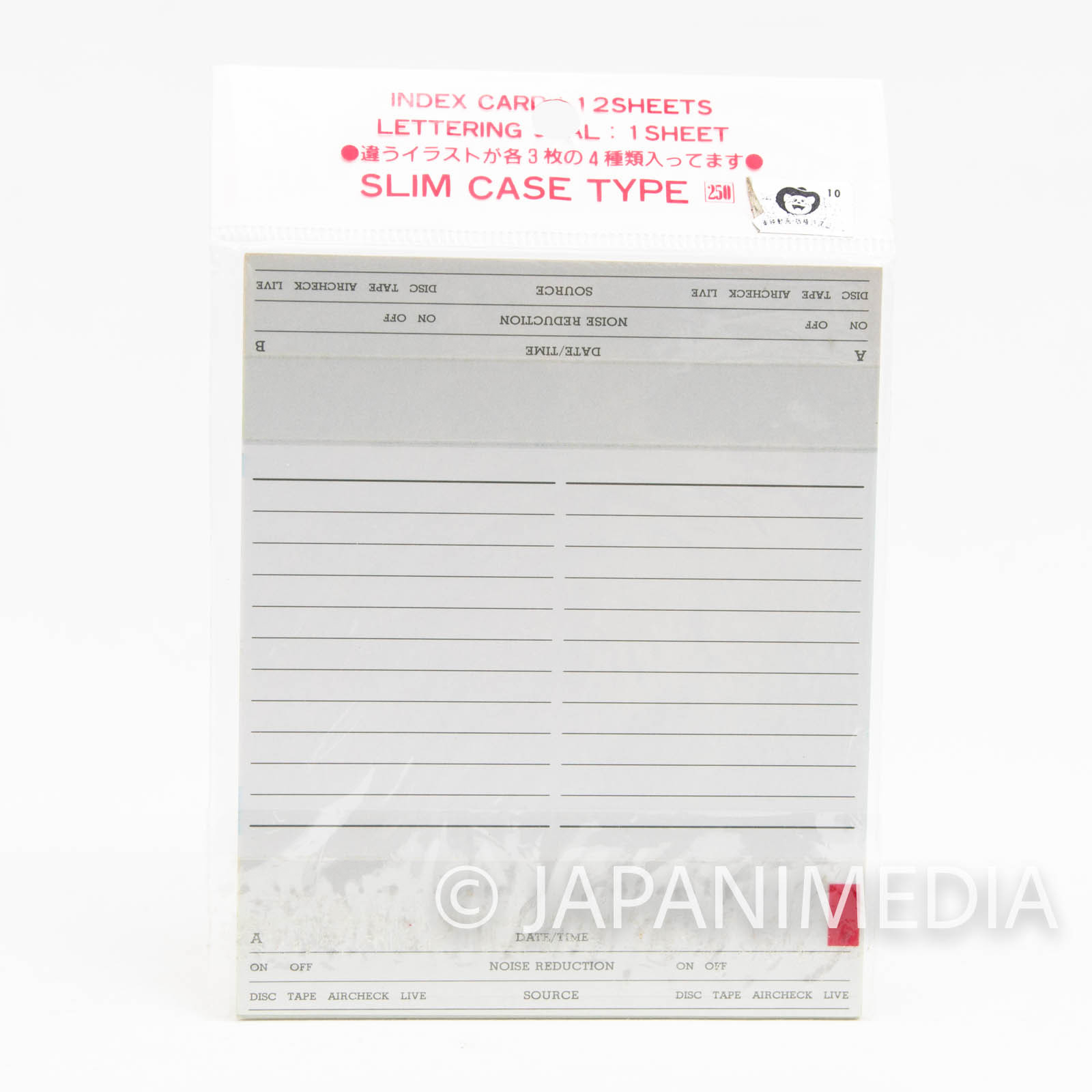 Ghost Sweeper GS Mikami Cassette Index Card 8 Sheet JAPAN ANIME MANGA 2 Japanimedia Store