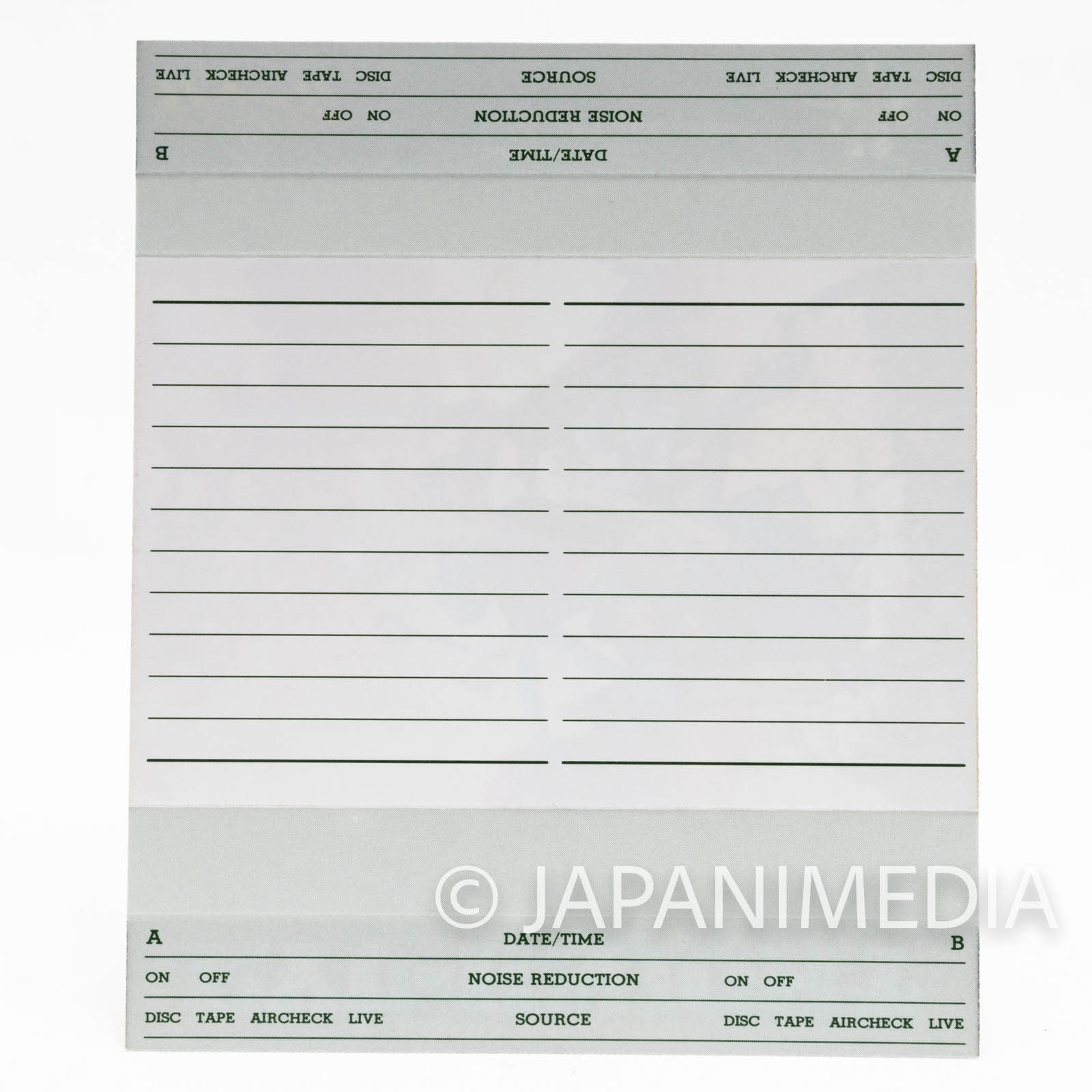 Lord of Lords Ryu Knight Cassette Index Card 6 Sheet + 7 Sheet JAPAN ANIME MANGA Japanimedia Store