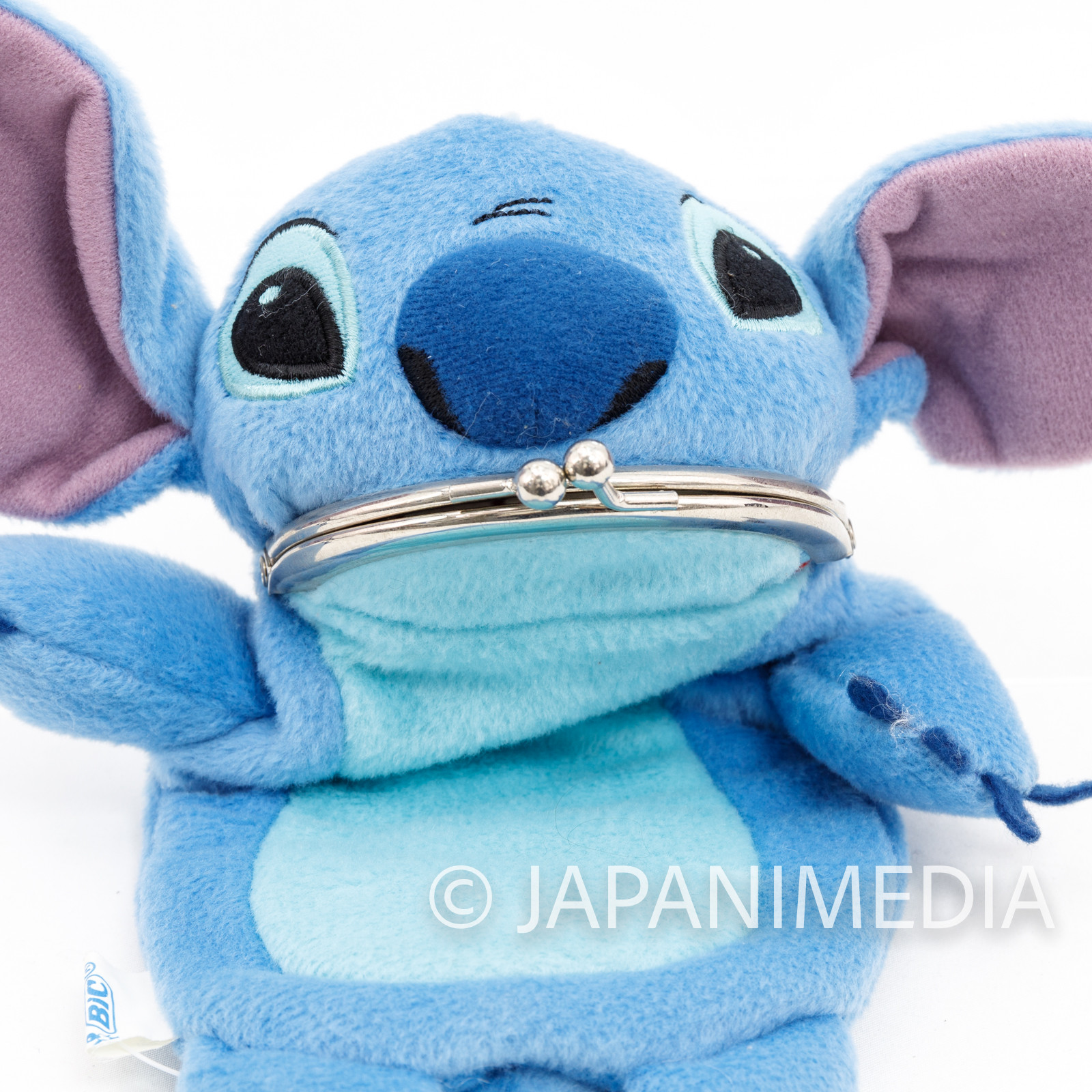 Stitch Plush type Gamaguchi Pen Case Disney