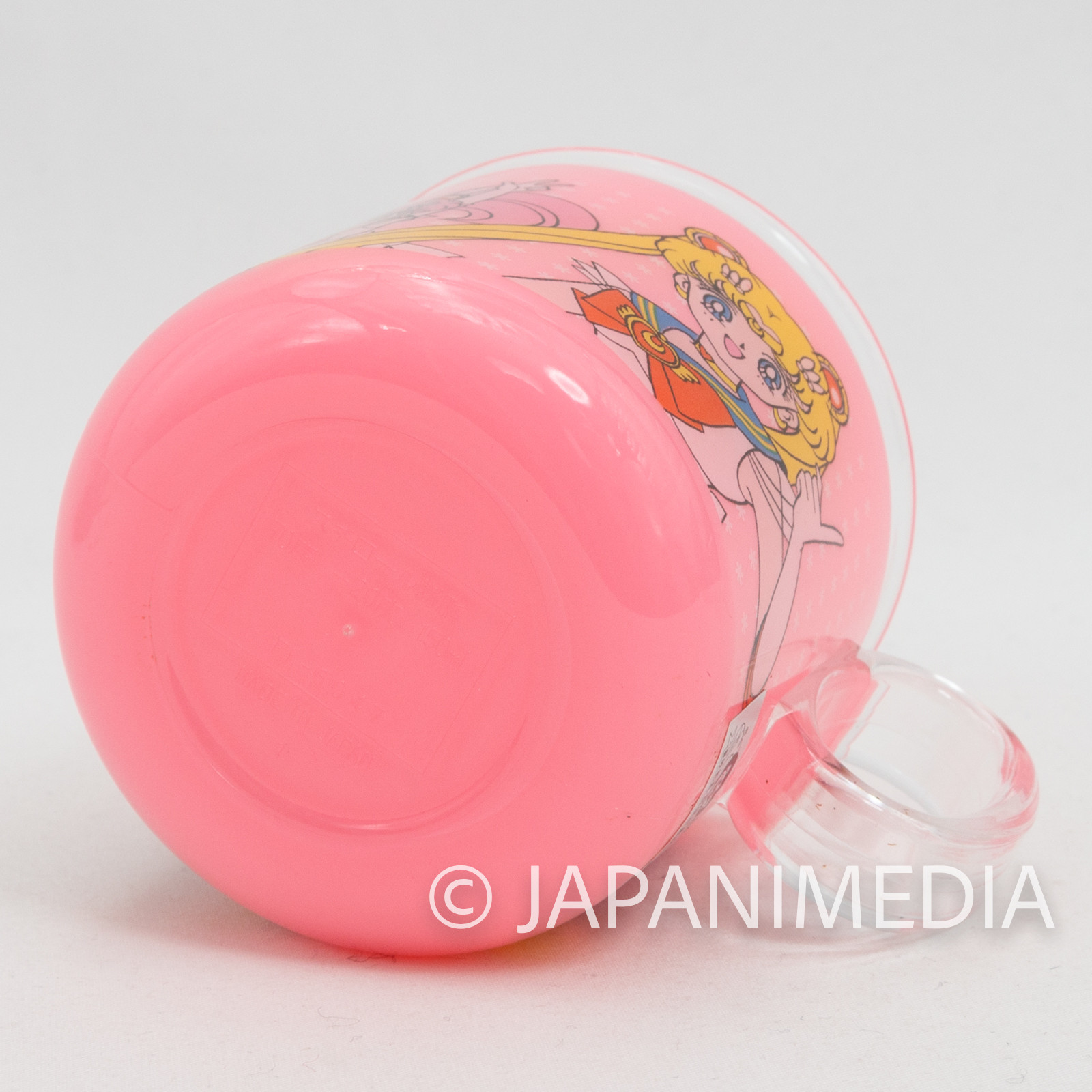 Retro Sailor Moon Venus Mars Jupiter Mercury Chibiusa Plastic Mug JAPAN ANIME