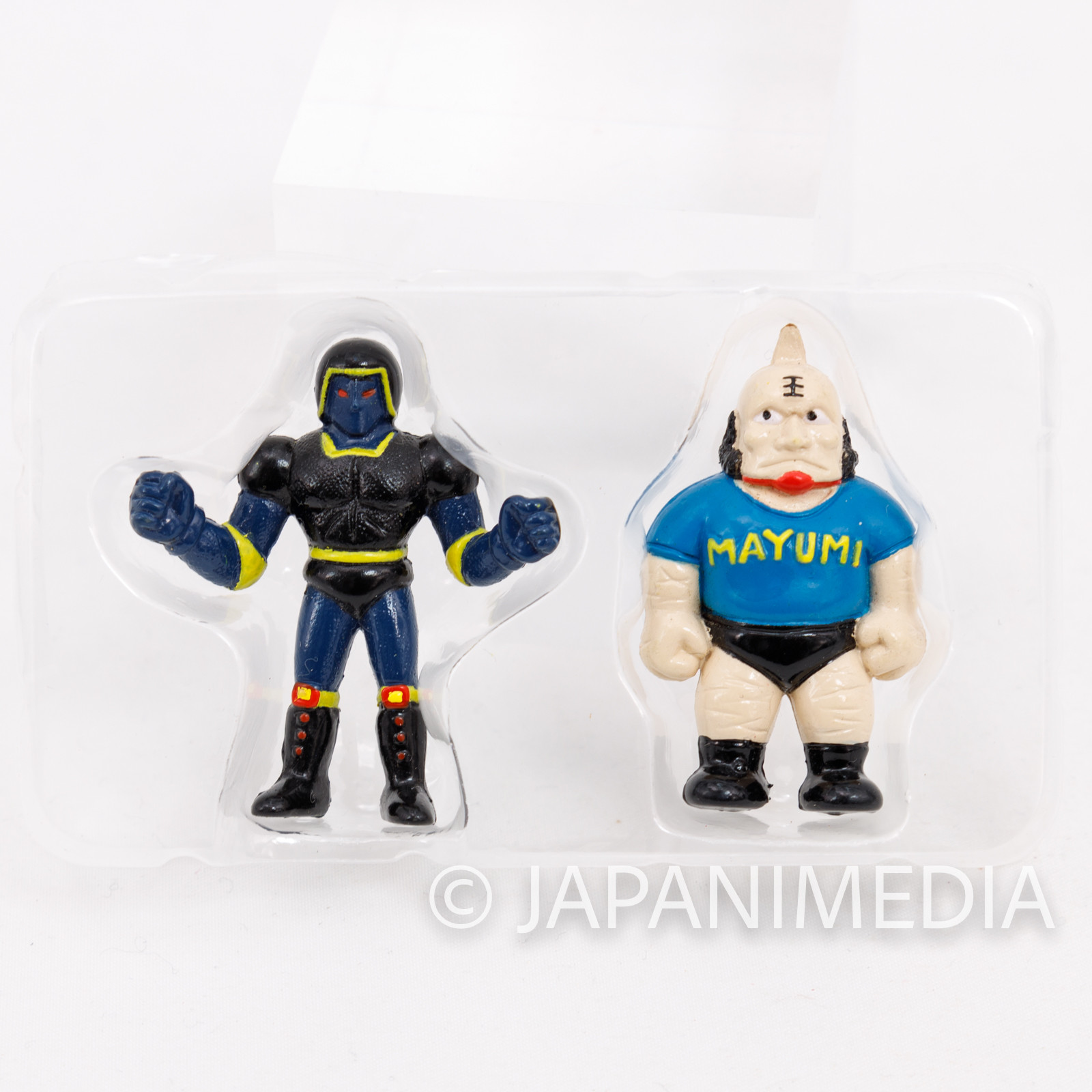 Kinnikuman Warsman & Kinniku Daioh Kinkeshi Rubber Figure Set Ultimate Muscle