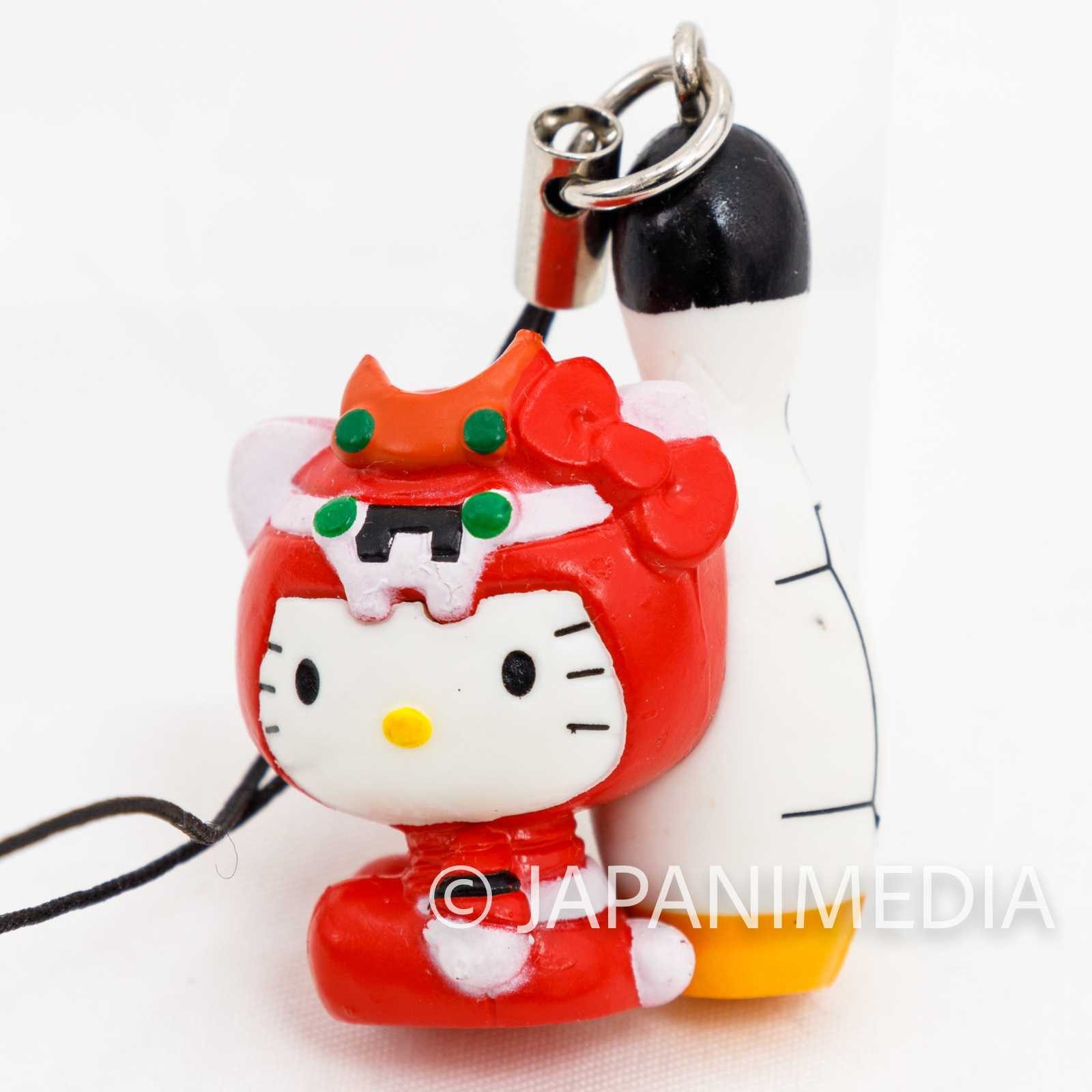 Evangelion EVA-02 x Hello Kitty with Bowling Pin Figure Strap JAPAN Japanimedia Store FRONT Evangelion EVA-02 x Hello Kitty with Bowling Pin Figure Strap JAPAN Japanimedia Store FRONT