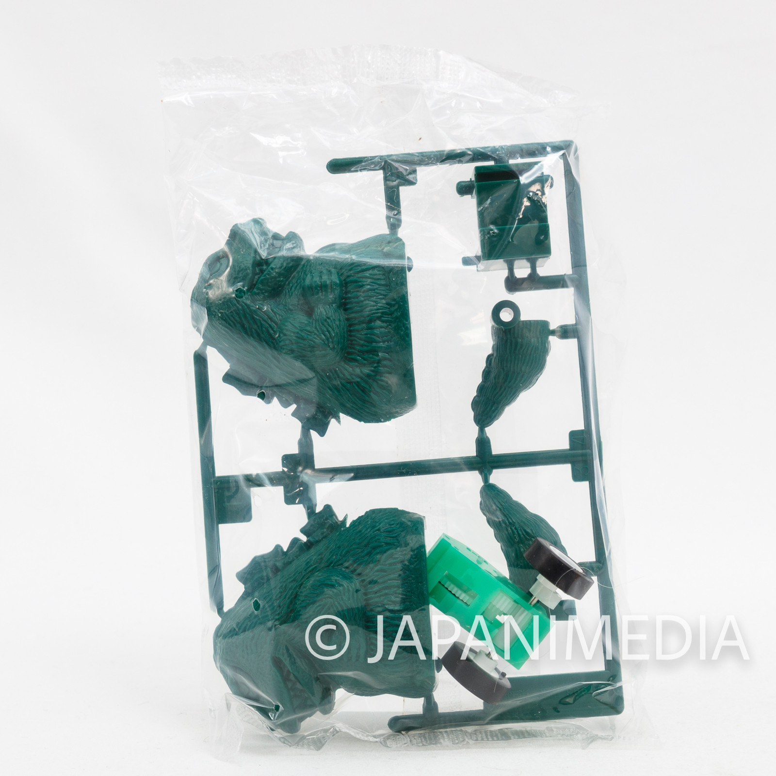 Retro Godzilla Plastic Model Kit Pull-back Car BANDAI JAPAN TOKUSATSU
