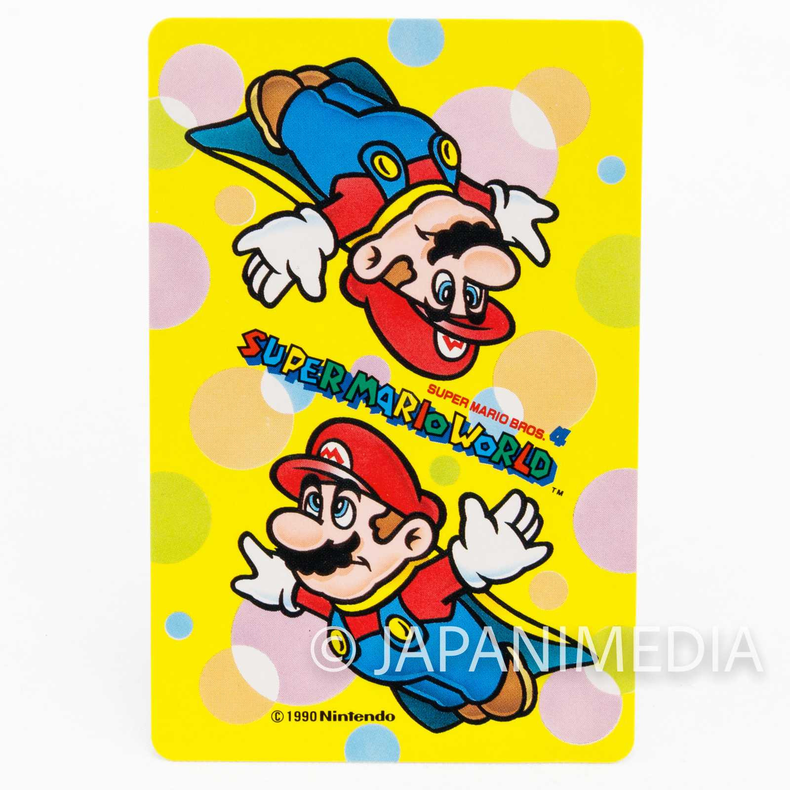 Retro RARE Super Mario World Trump Playing Cards Nintendo JAPAN FAMICOM 1 Japanimedia Store