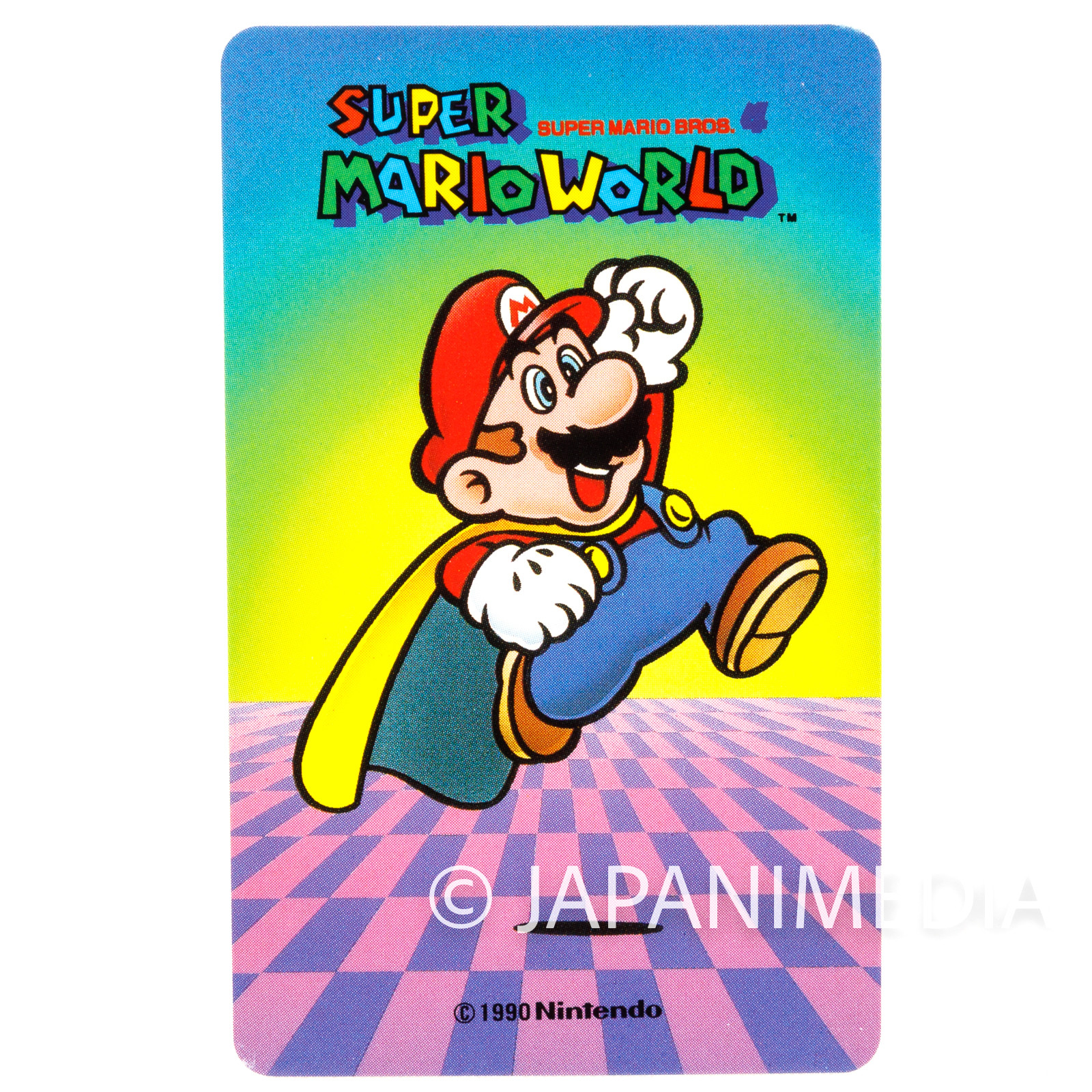 Retro RARE Super Mario World Trump Playing Cards Nintendo JAPAN FAMICOM 3