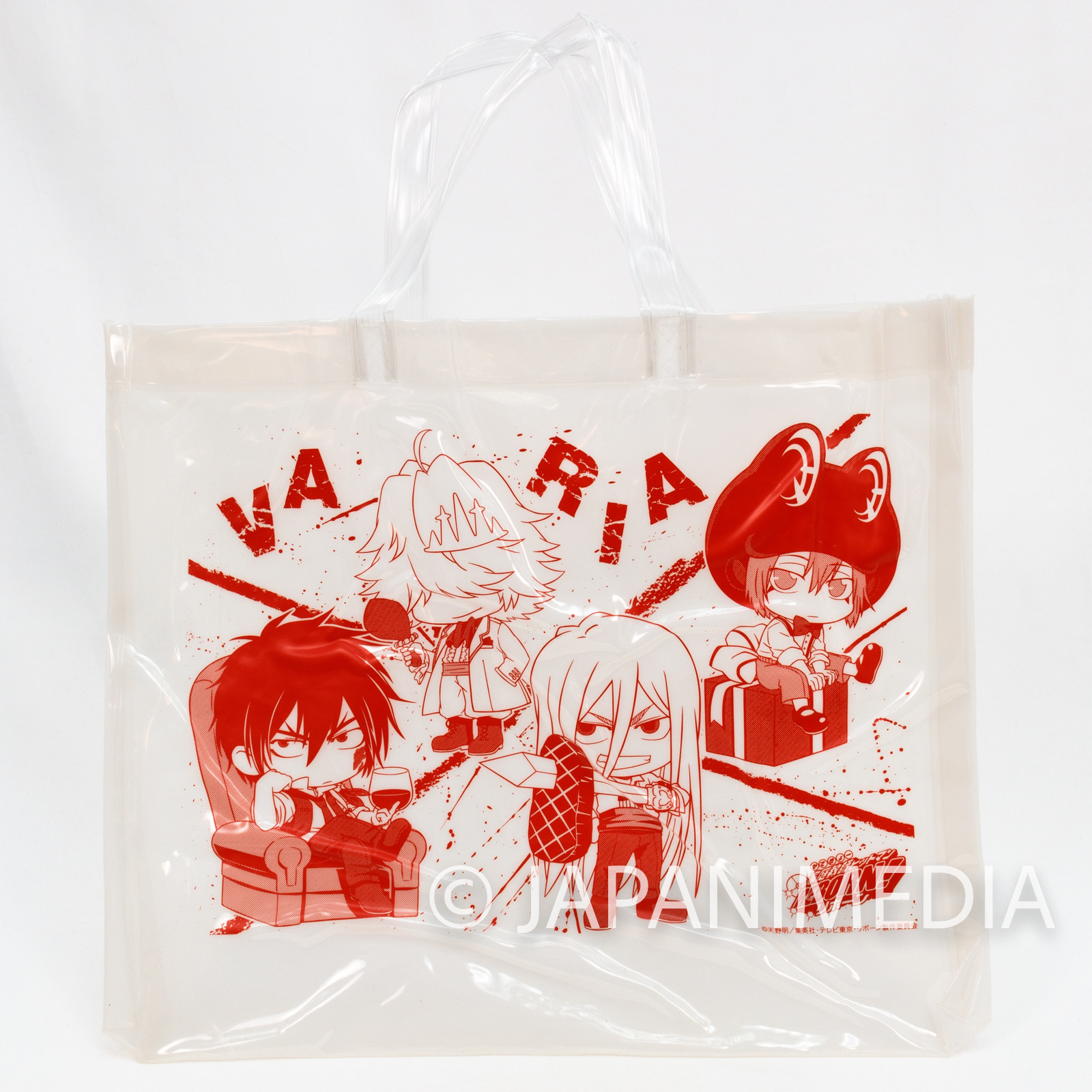 Katekyo Hitman REBORN! Varia Vinyl Tote Bag 11x13 inch JAPAN ANIME