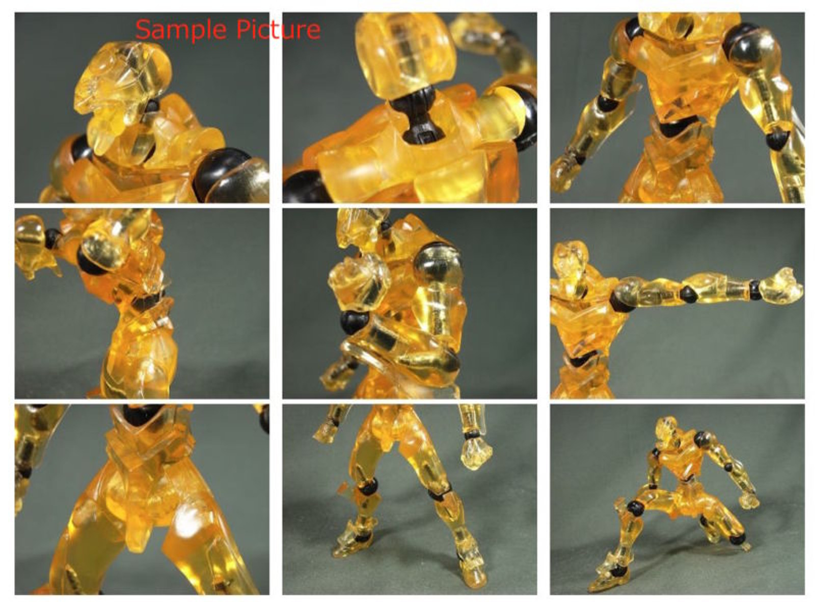 Evangelion EVA00 Revoltech Promotion Figure Clear Yellow Figure Ou #100 Kaiyodo JAPAN ANIME