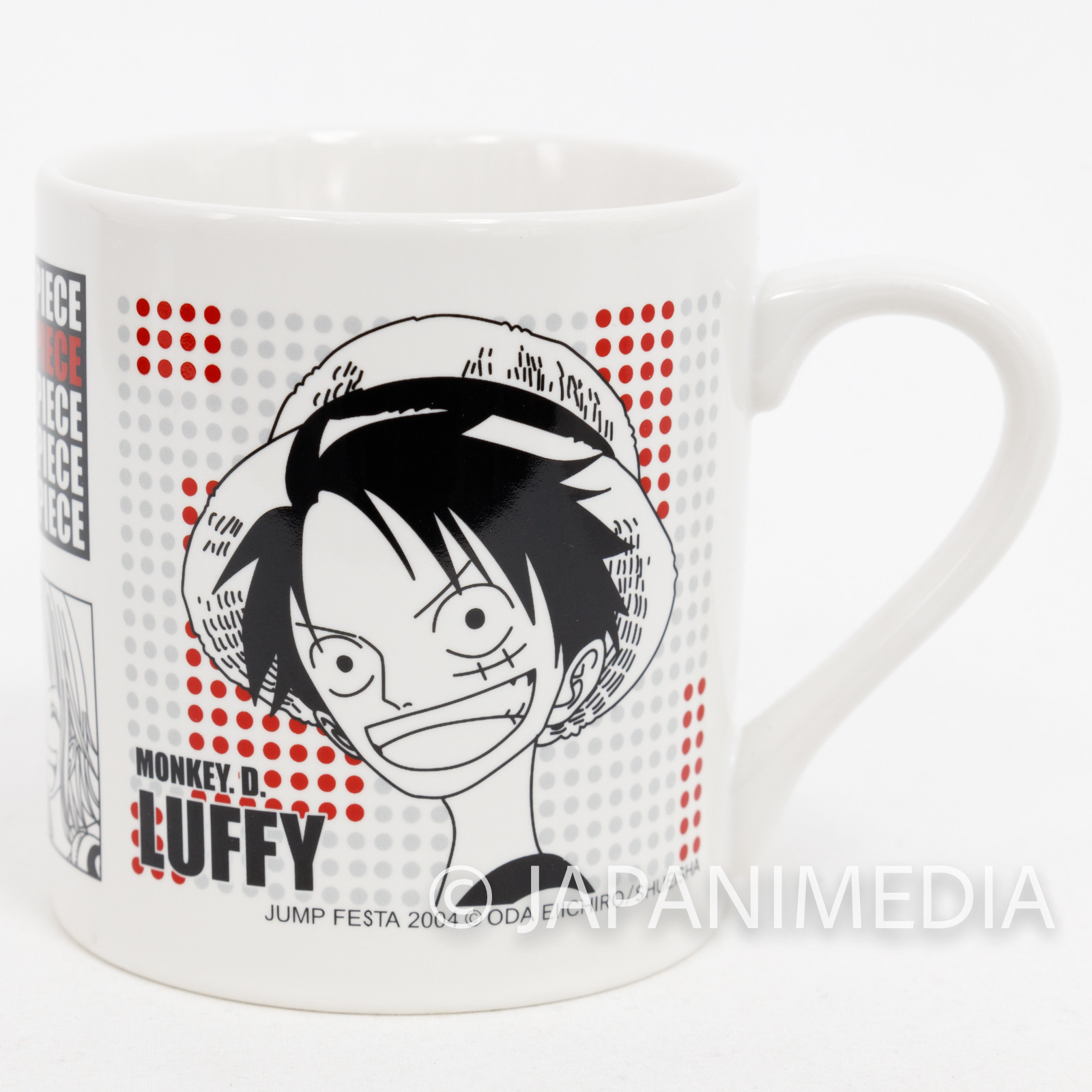 One Piece Mug Shonen Jump Festa 2004 Luffy Nami Chopper Sanji Zoro 