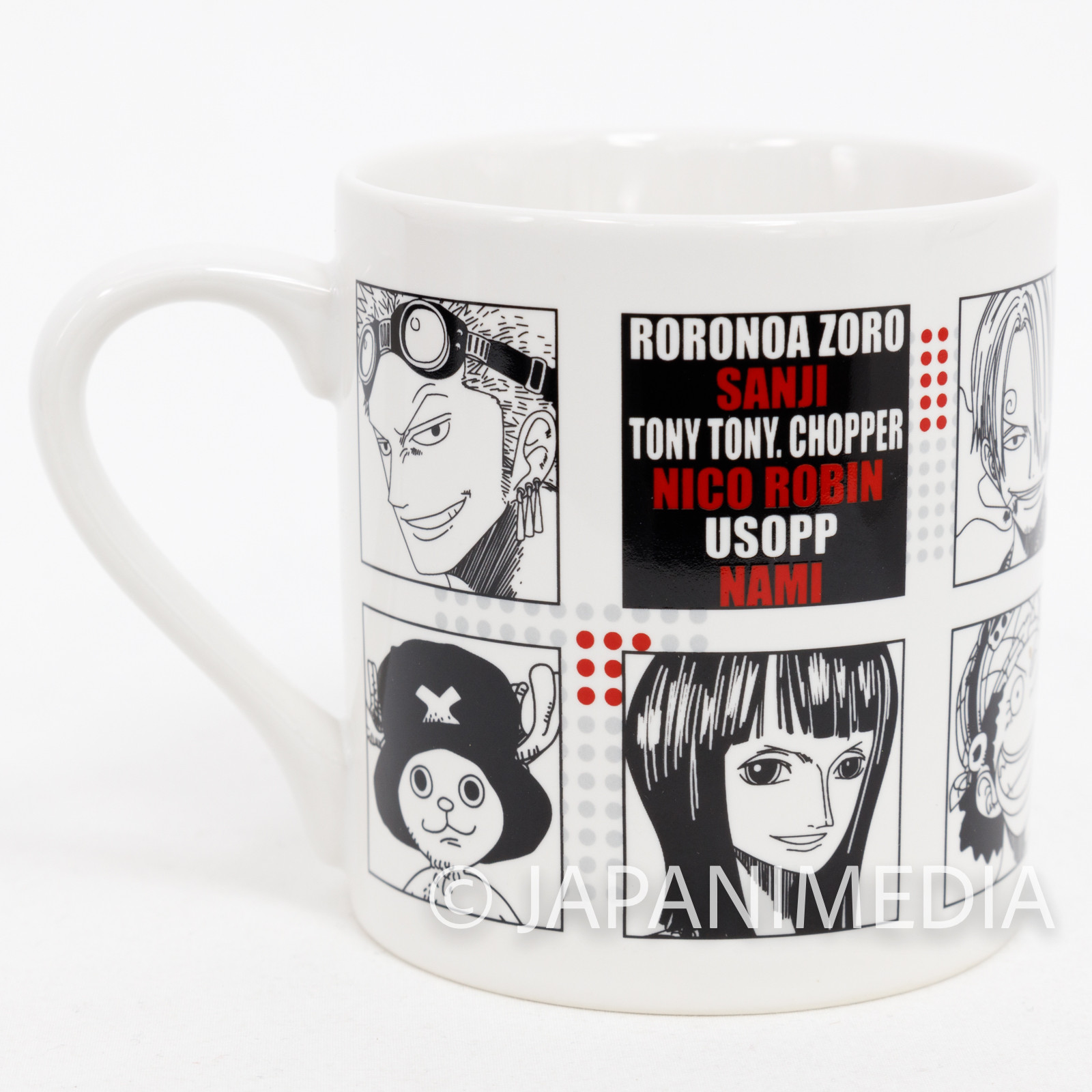 One Piece Mug Shonen Jump Festa 2004 Luffy Nami Chopper Sanji Zoro 