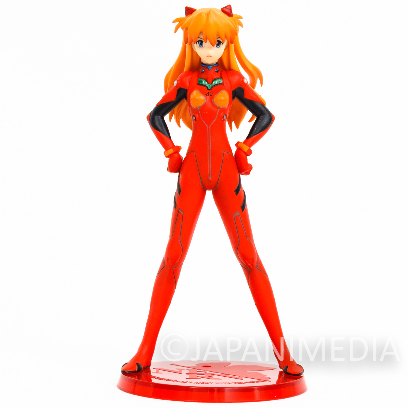 Evangelion: 2.0 Asuka Langley Plug Suit Portraits Figure Series 5 BANDAI JAPAN