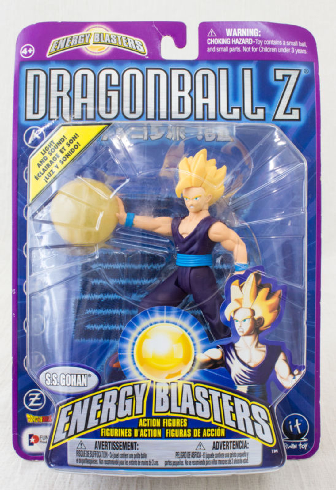 Dragon Ball Z S.S. Gohan Figure Energy Blasters Irwin Funimation JAPAN ANIME