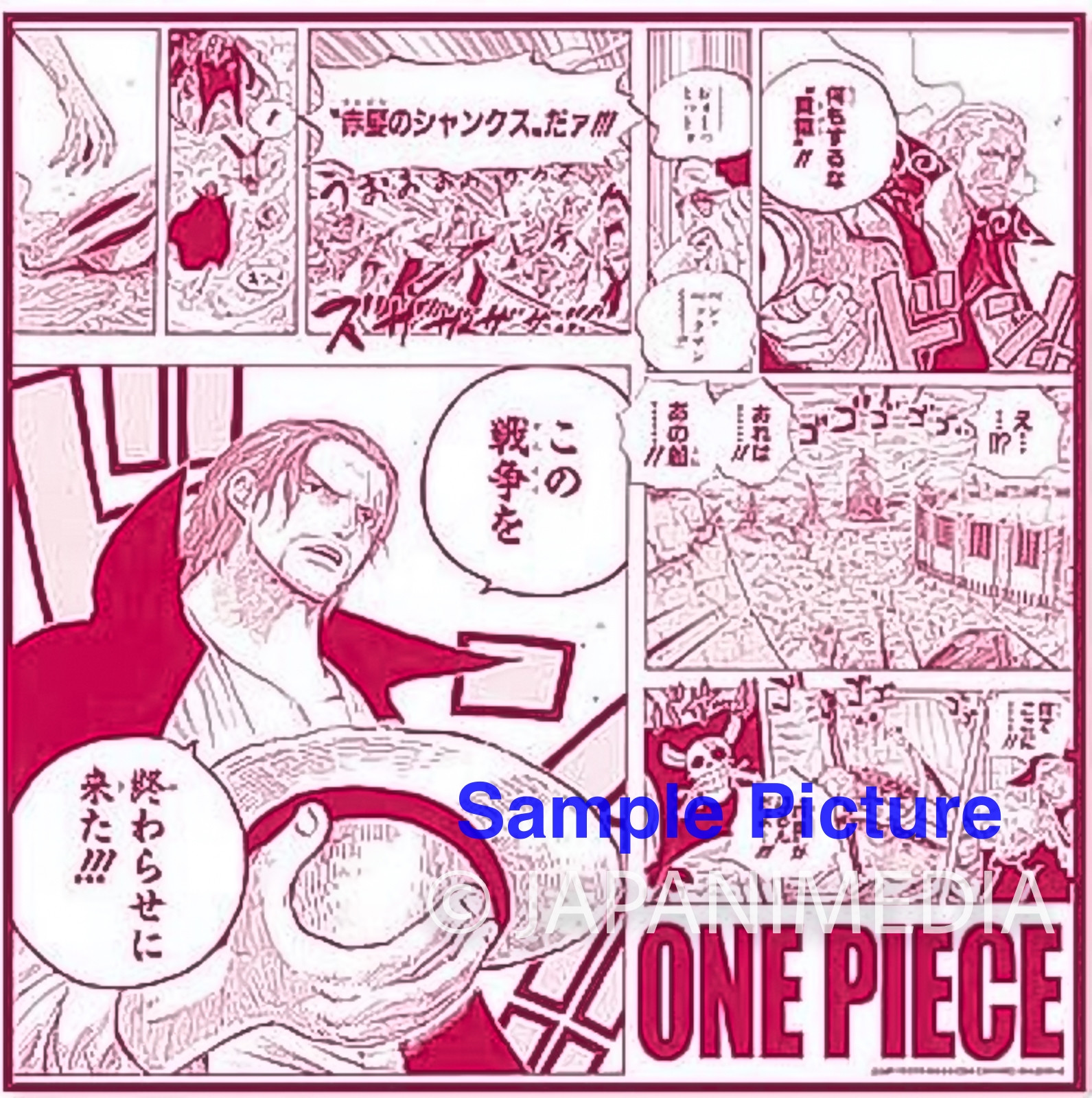 One Piece Handkerchief 52x52cm Shonen Jump Festa 2012 JAPAN