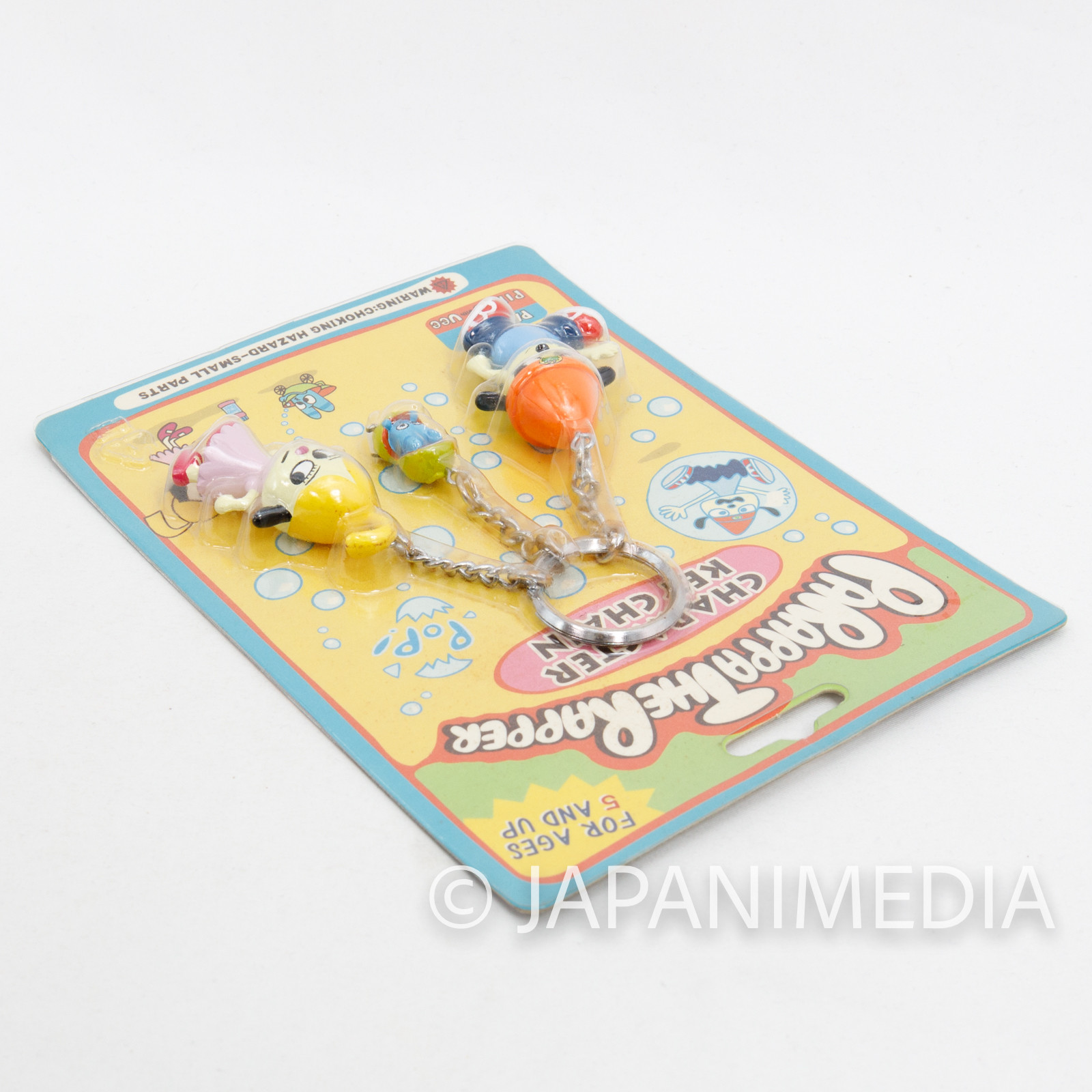 Parappa The Rapper Pinto Uee Triple Character Figure Key Chain JAPAN GAME