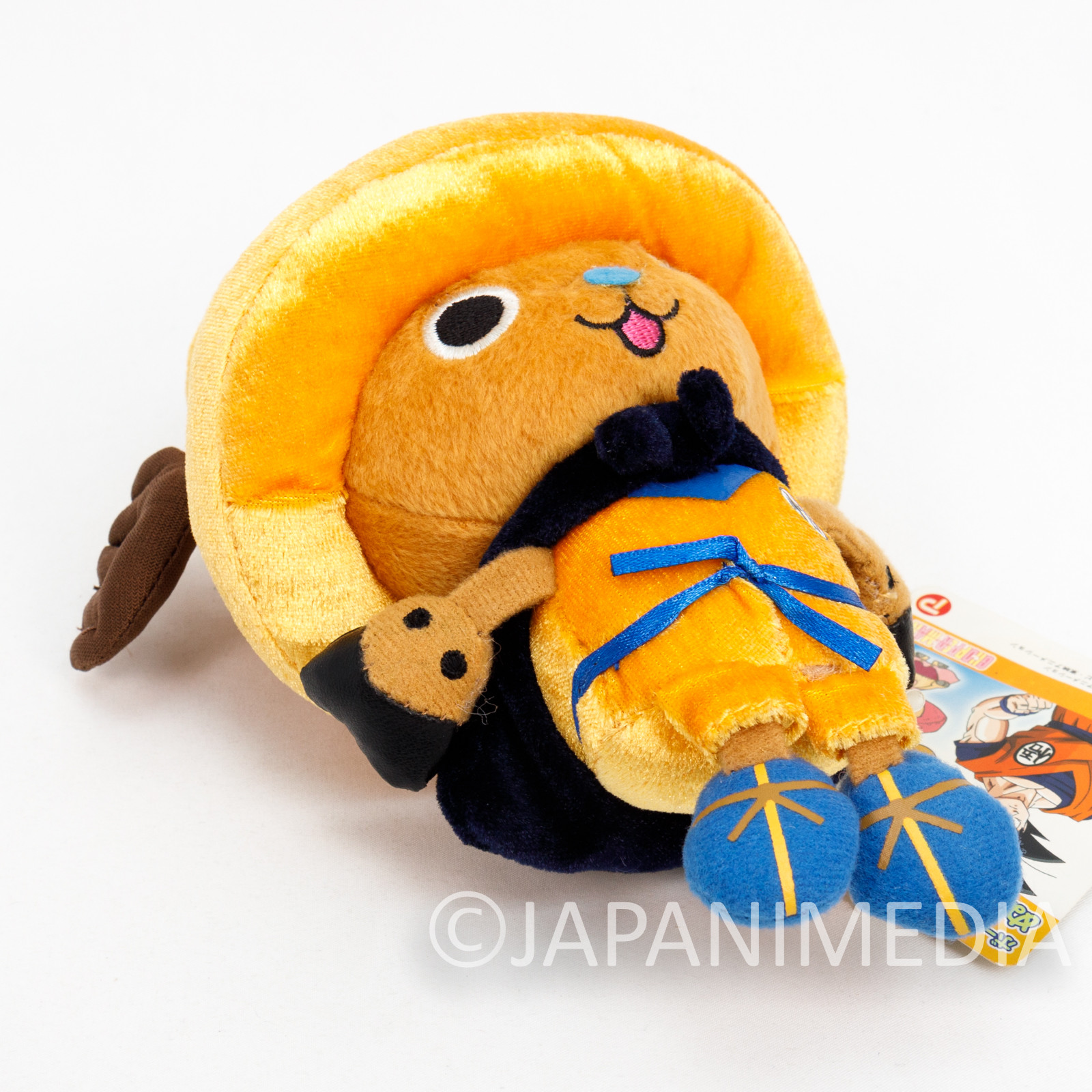 Dragon Ball Z x ONE PIECE Chopper Man x Son Gokou Plush Doll JAPAN ANIME