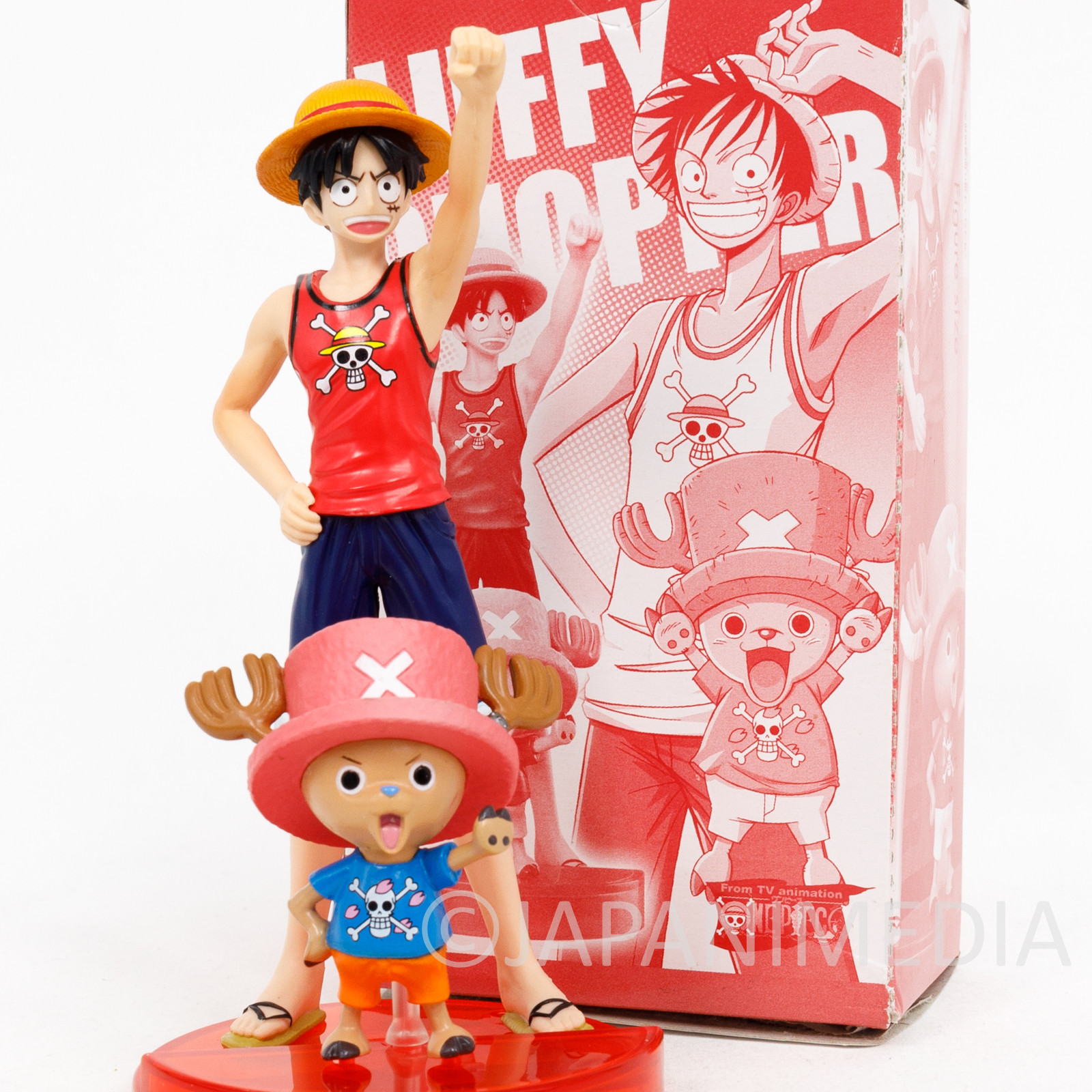 One Piece Styling Figure Luffy & Chopper Jump Festa 2008 Limited