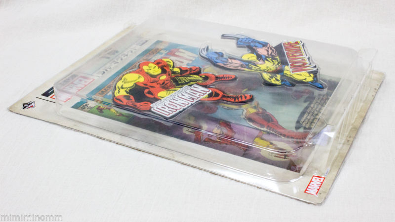 Marvel Rubber Magnet Iron man &Wolverine Banpresto JAPAN ANIME COMICS