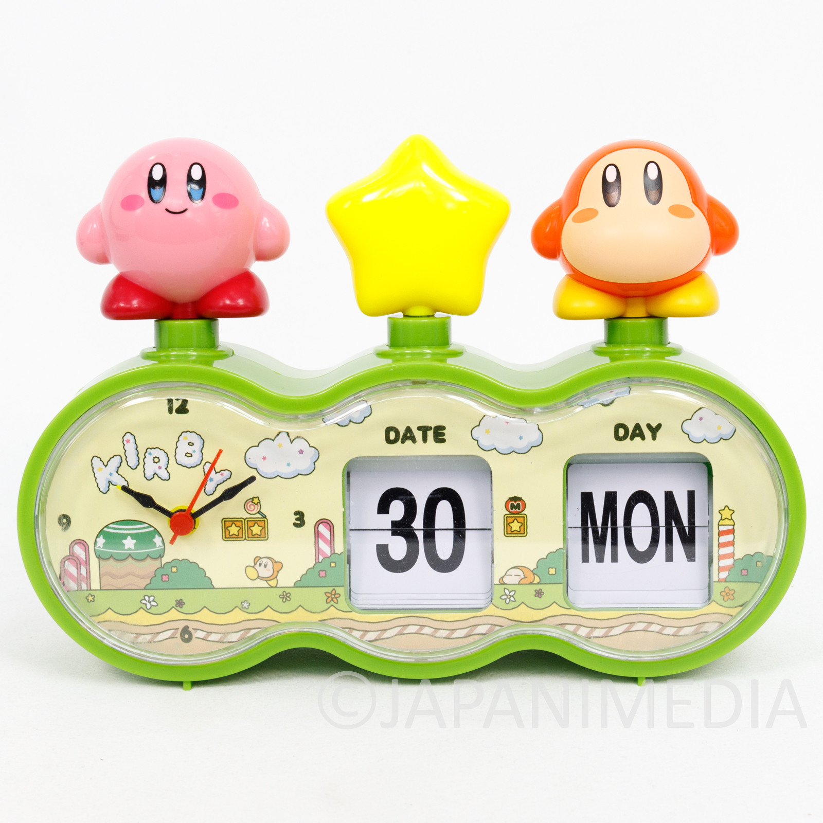Kirby Super Star Figure Calendar Clock SK JAPAN GAME NINTNEDO