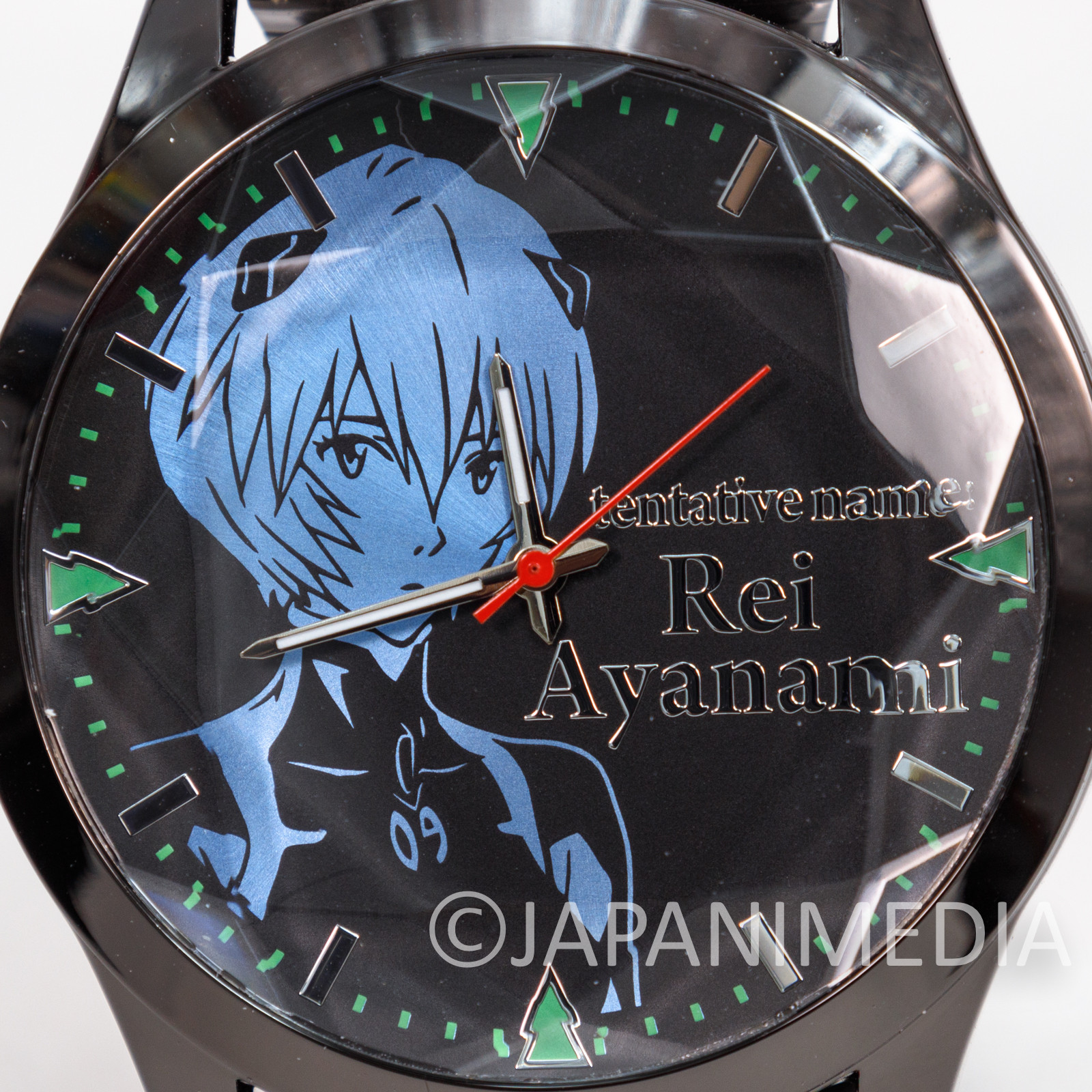 Evangelion Tentative Name Rei Ayanami Wrist Watch in Tin Can Box SEGA