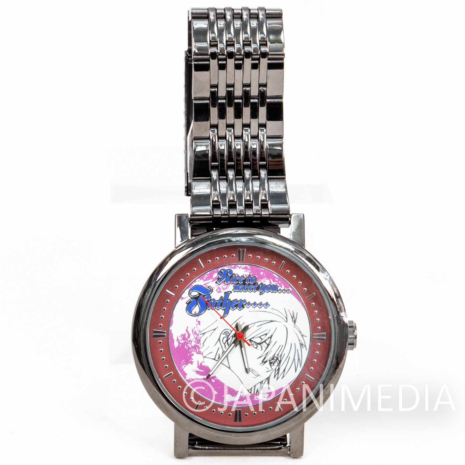 Evangelion Kaworu Nagisa Wrist Watch in Tin Can Box SEGA