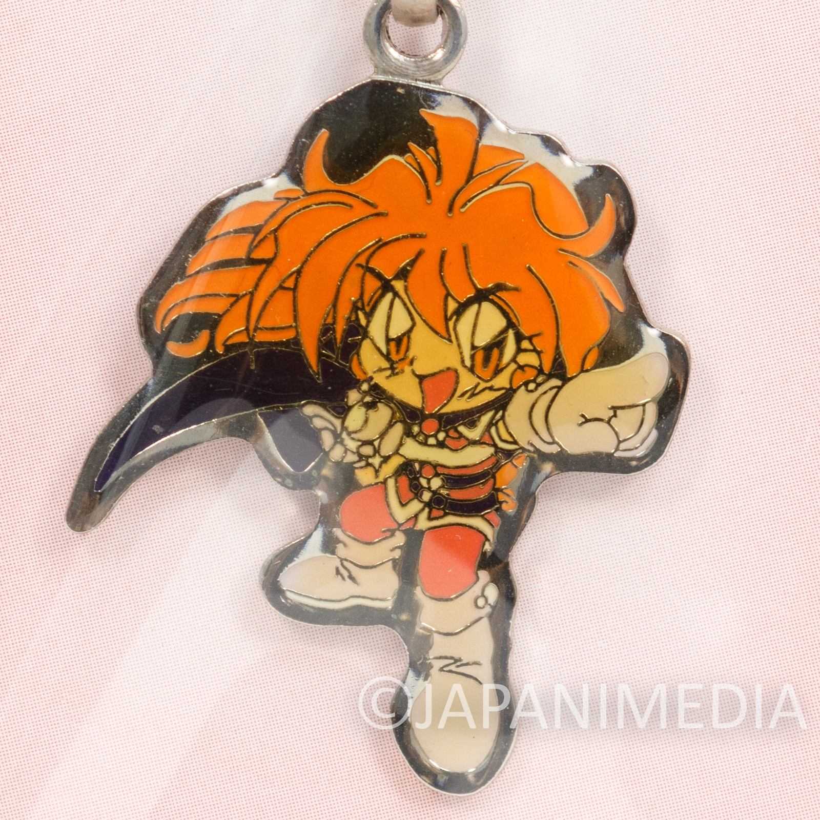 RARE! Slayers Try Lina Inverse Fastener Mascot Metal Charm Movic JAPAN