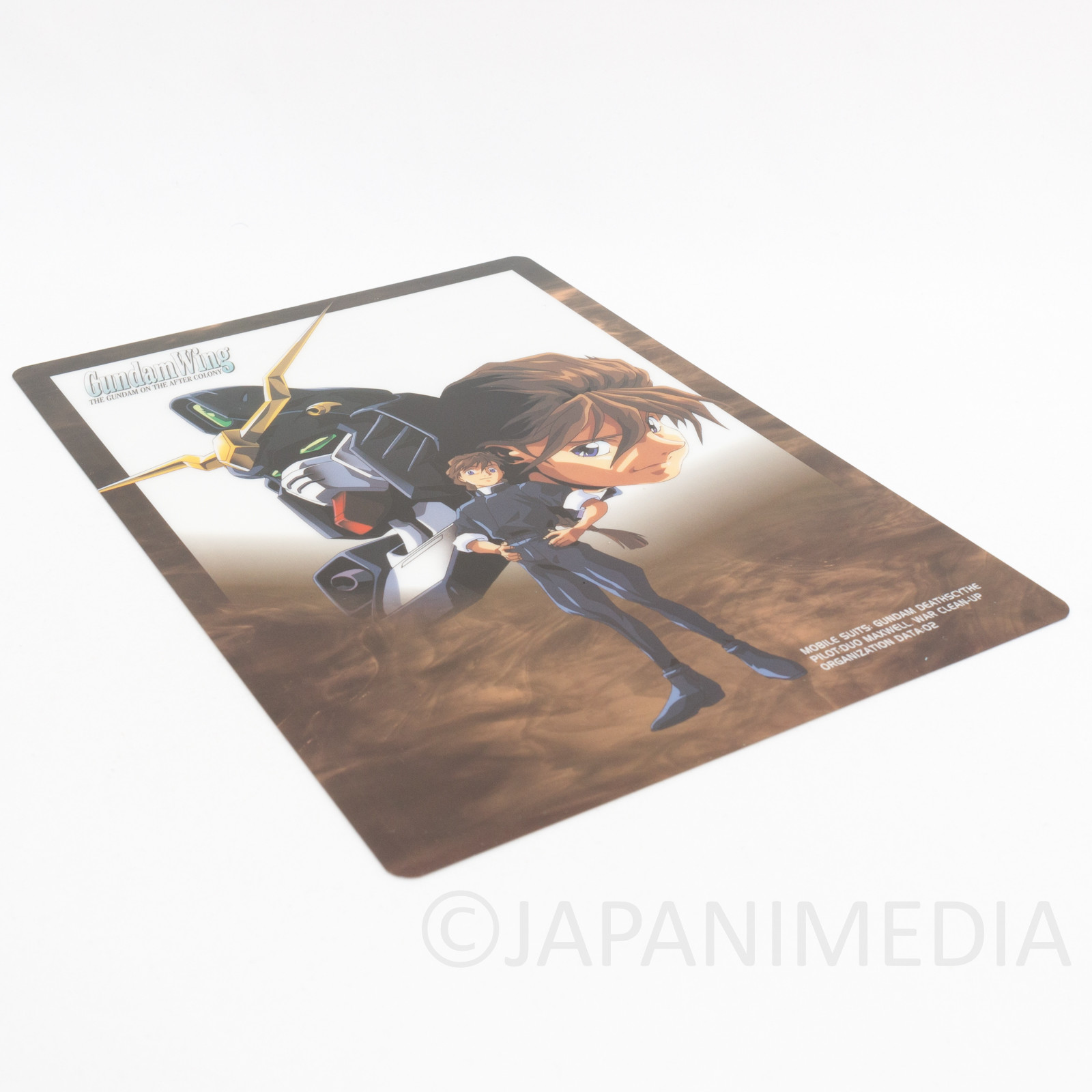 Gundam Wing Duo Maxwell Plastic Pencil Board Pad (Shitajiki) JAPAN