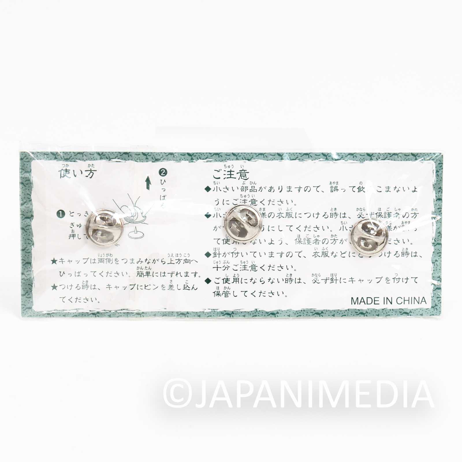 RARE! Inuyasha Pins Set [Inuyasha / Sesshomaru / Sango] JAPAN Japanimedia Store