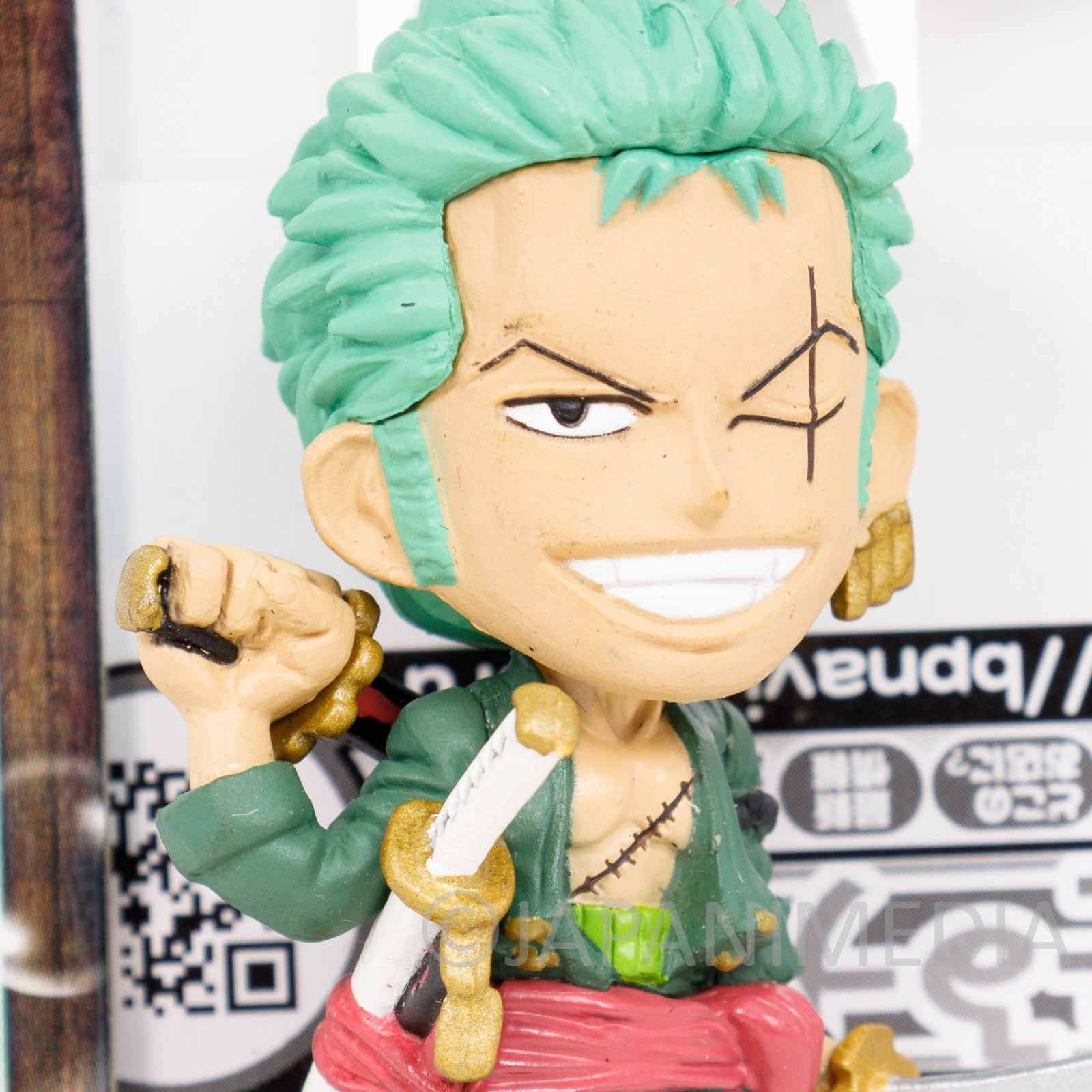 One Piece Roronoa Zoro Figure Keychain Banpresto JAPAN ANIME