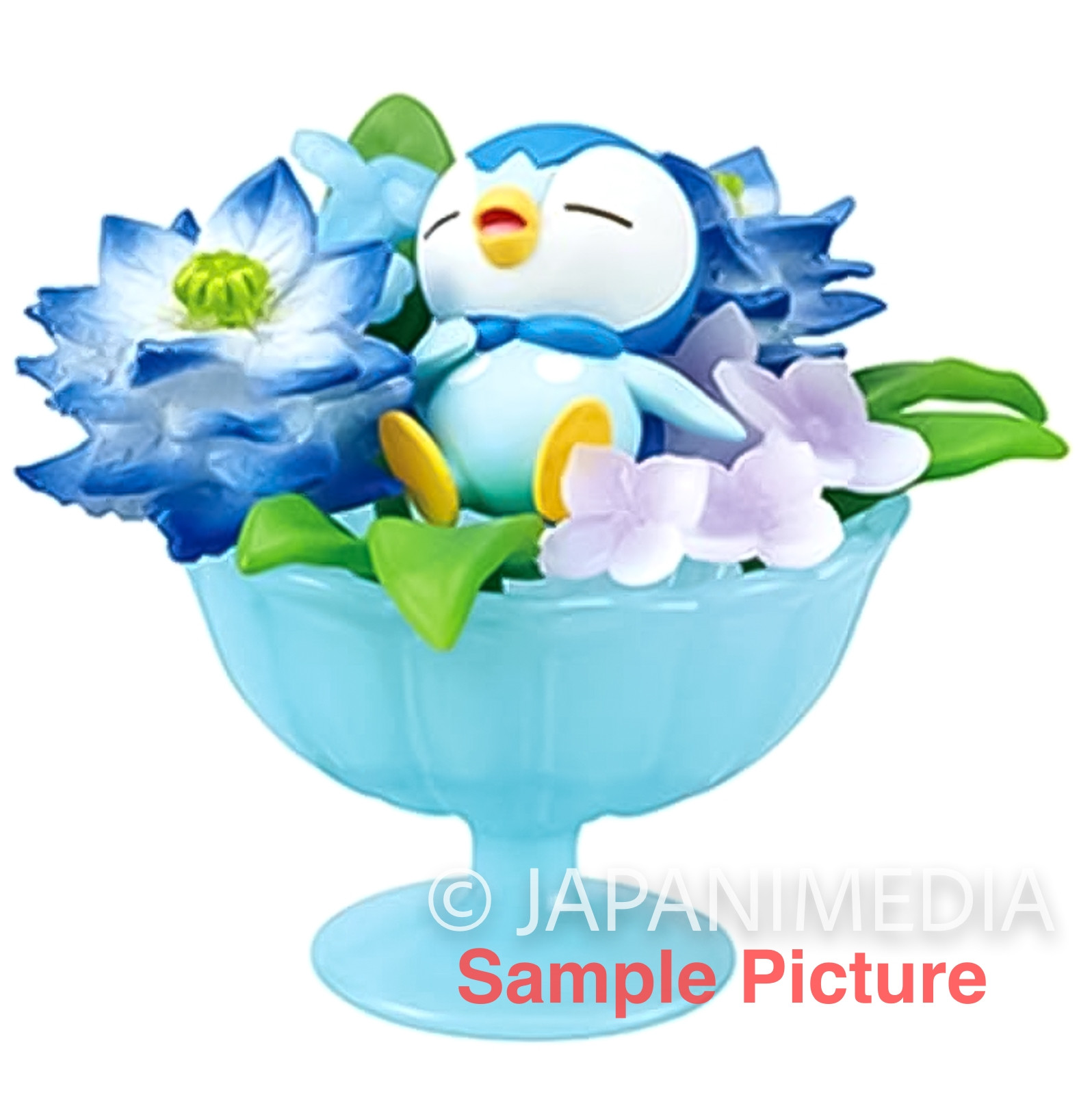 Pokemon PIPLUP Floral Cup Collection 2 Mini Figure Re-ment JAPAN 