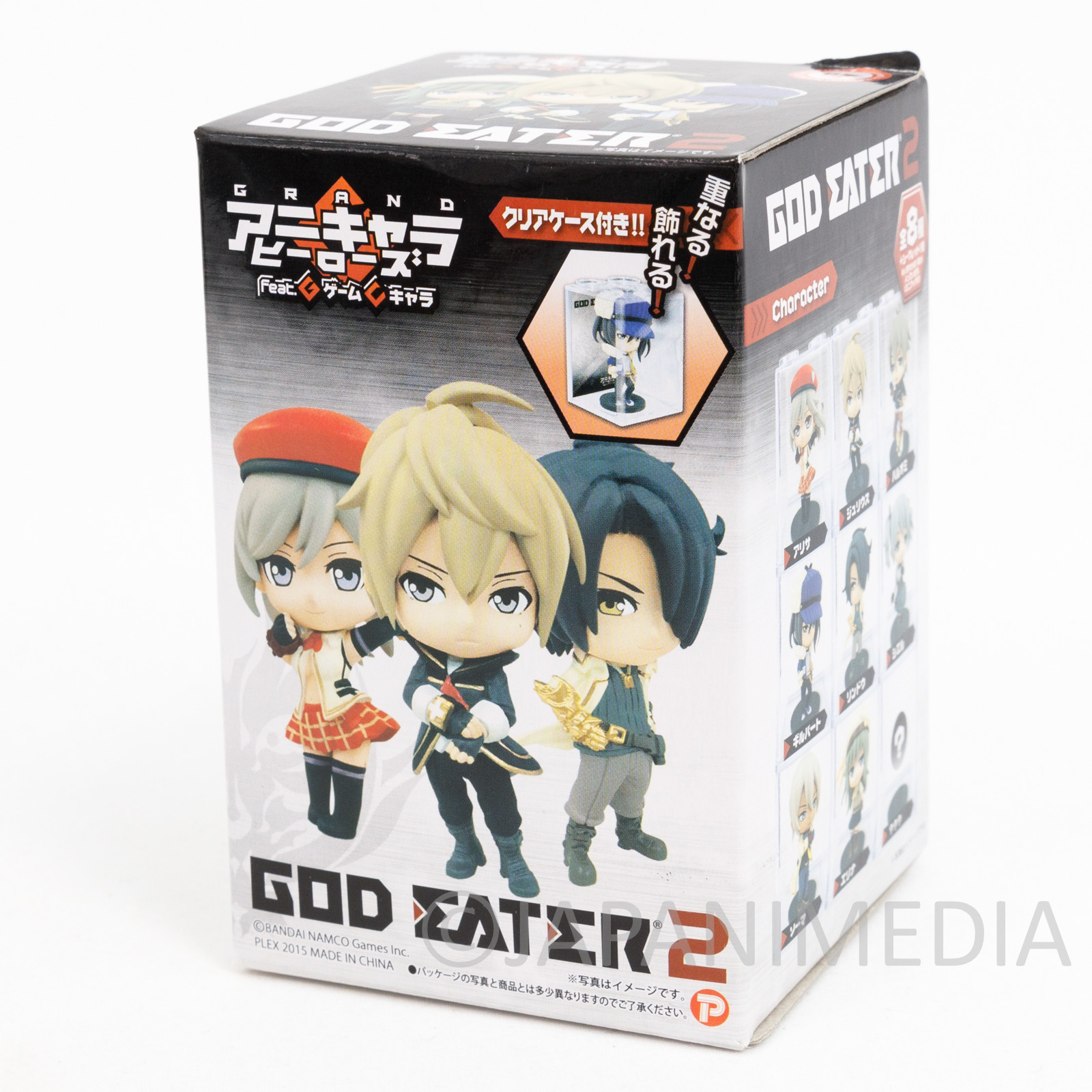 God Eater 2 Rage Burst Lindow Amamiya Figure in Clear Case JAPAN GAME PSP