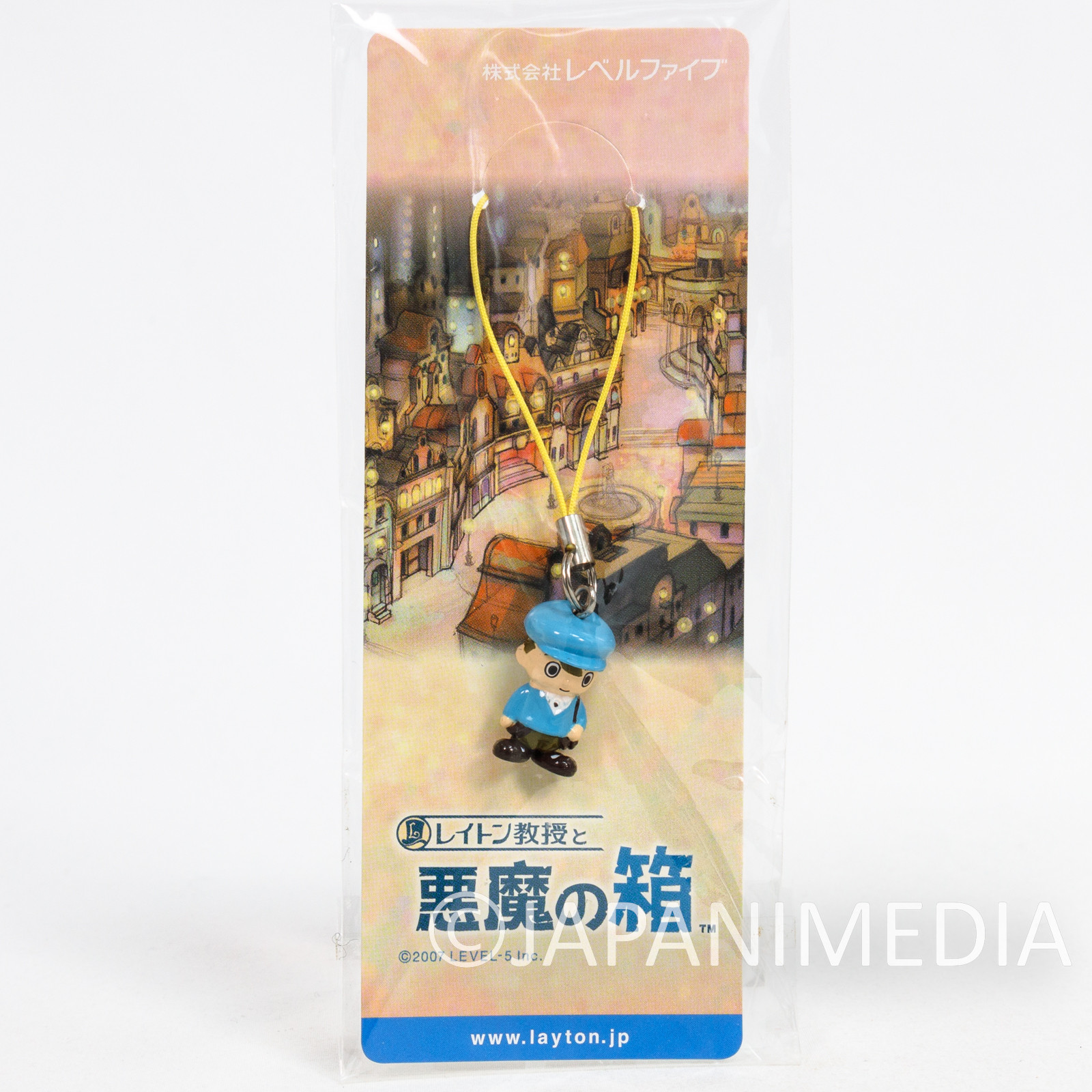 Professor Layton Luke Mini Figure Strap Nintendo DS GAME JAPAN