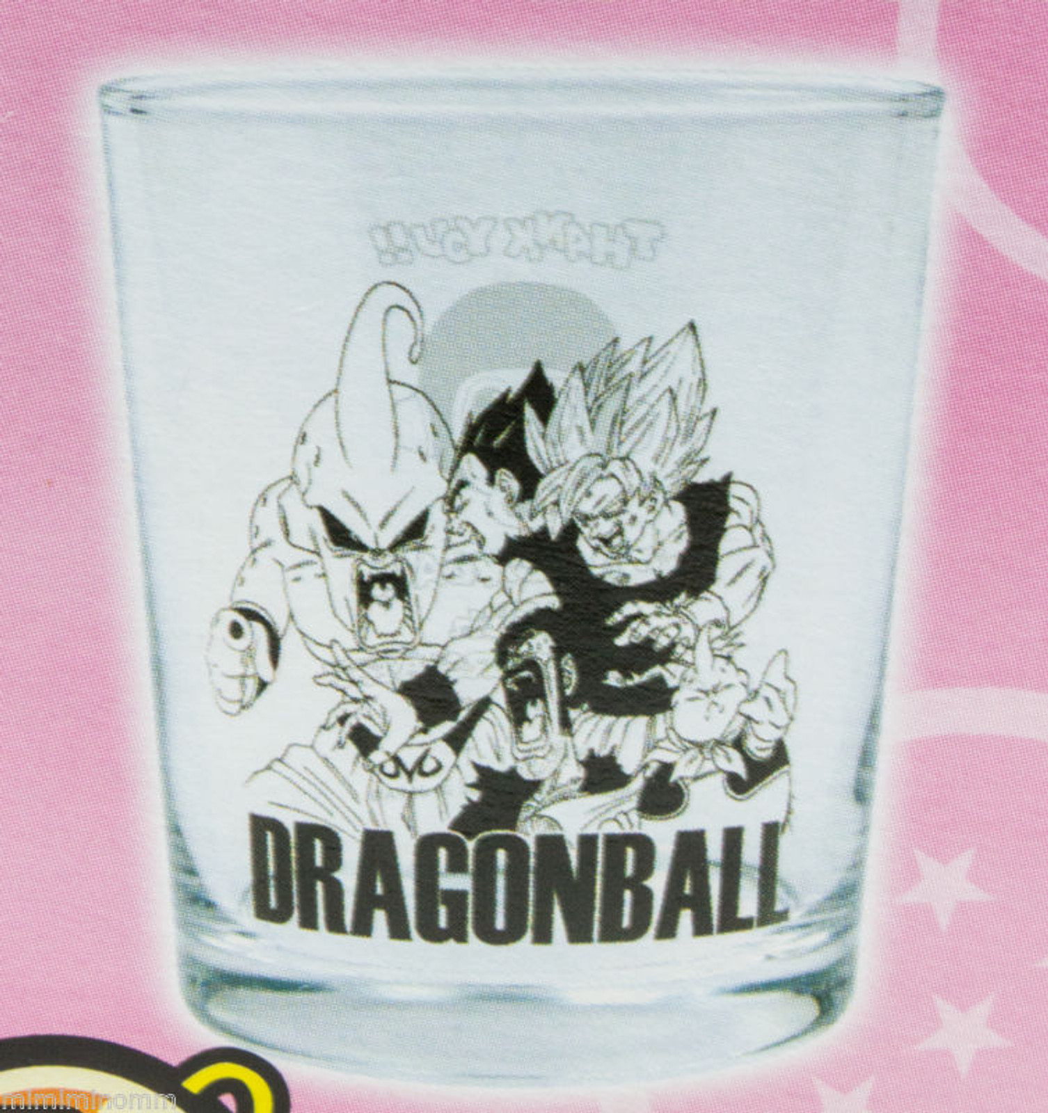 Dragon Ball Art Glass Majin Boo Goku Gokou Banpresto Ichiban Kuji JAPAN ANIME
