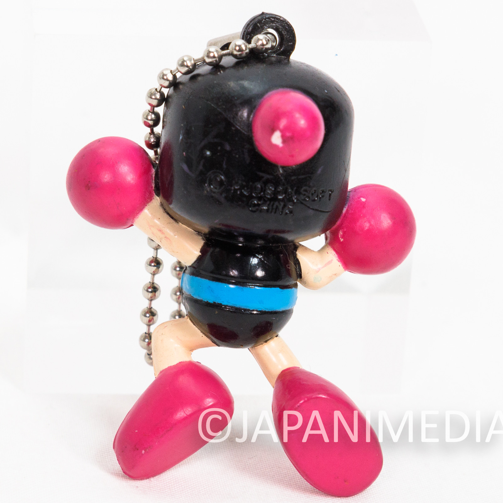 Retro Black Bomberman Ball Chain Figure Hudson Japan Game Japanimedia Store 2