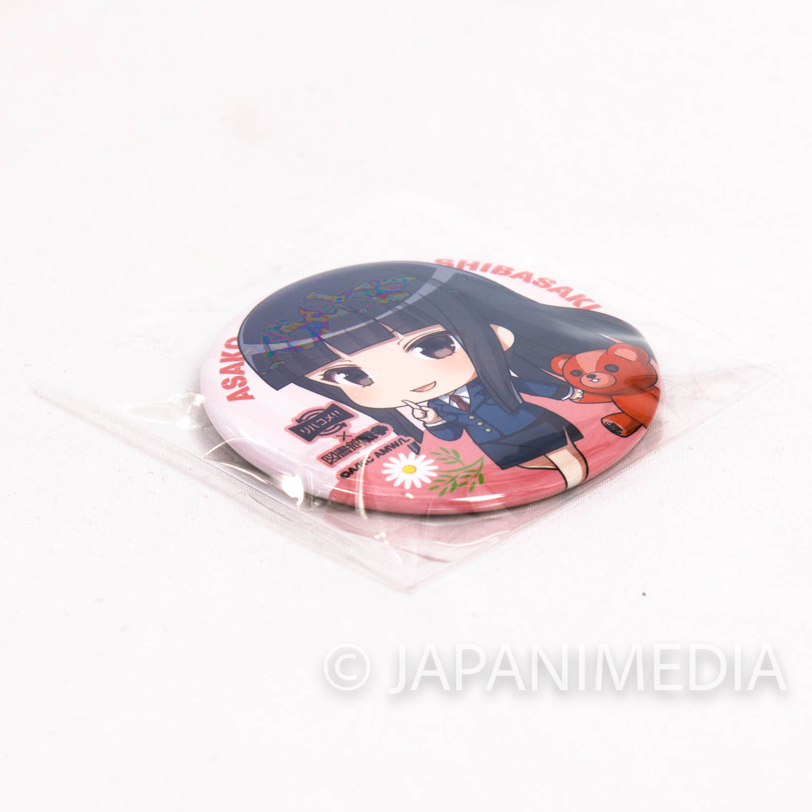 Library War x revacomme!! Asako Shimasaki Event Button badge JAPAN ANIME 