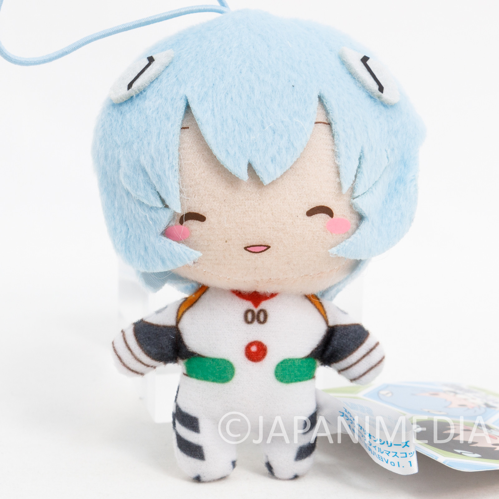 Evangelion Rei Ayanami Plug Suit Mini Plush Doll SEGA JAPAN ANIME