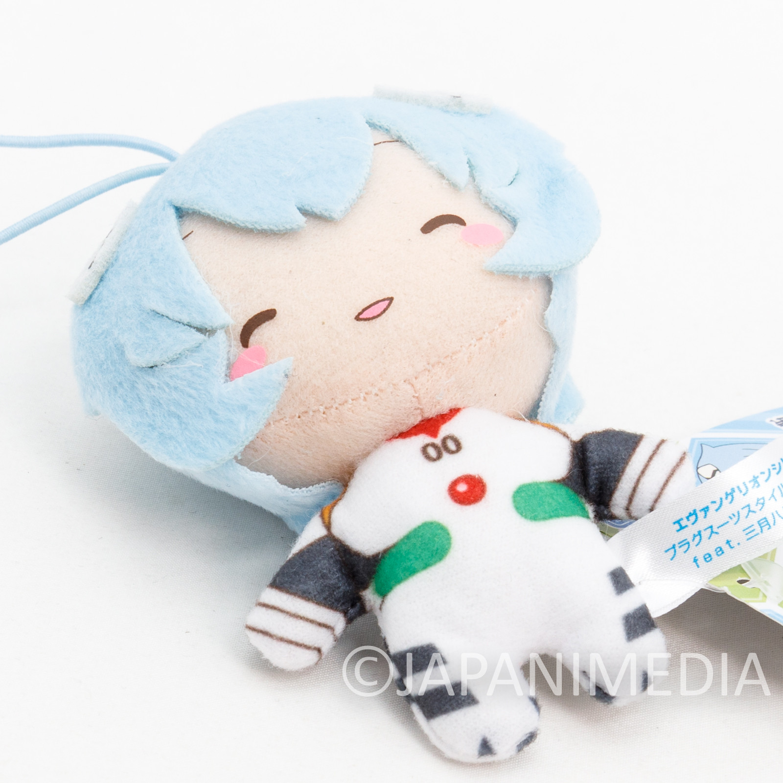 Evangelion Rei Ayanami Plug Suit Smile Mini Plush Doll SEGA JAPAN ANIME MANGA