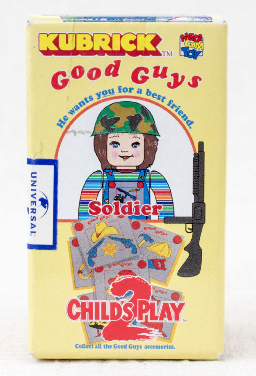 Child's Play 2 Good Guys Soldier Chucky Figure Kubrick Medicom Toy JAPAN ANIME