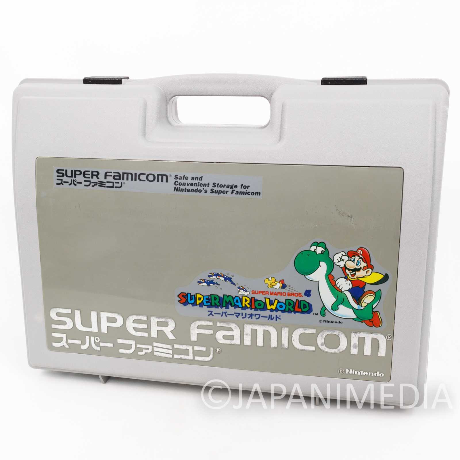 Retro RARE! Super Famicom Mario World Plastic Console Case JAPAN NINTNEDO SNES 2 Japanimedia Store FRONT Retro RARE! Super Famicom Mario World Plastic Console Case JAPAN NINTNEDO SNES 2 Japanimedia Store FRONT