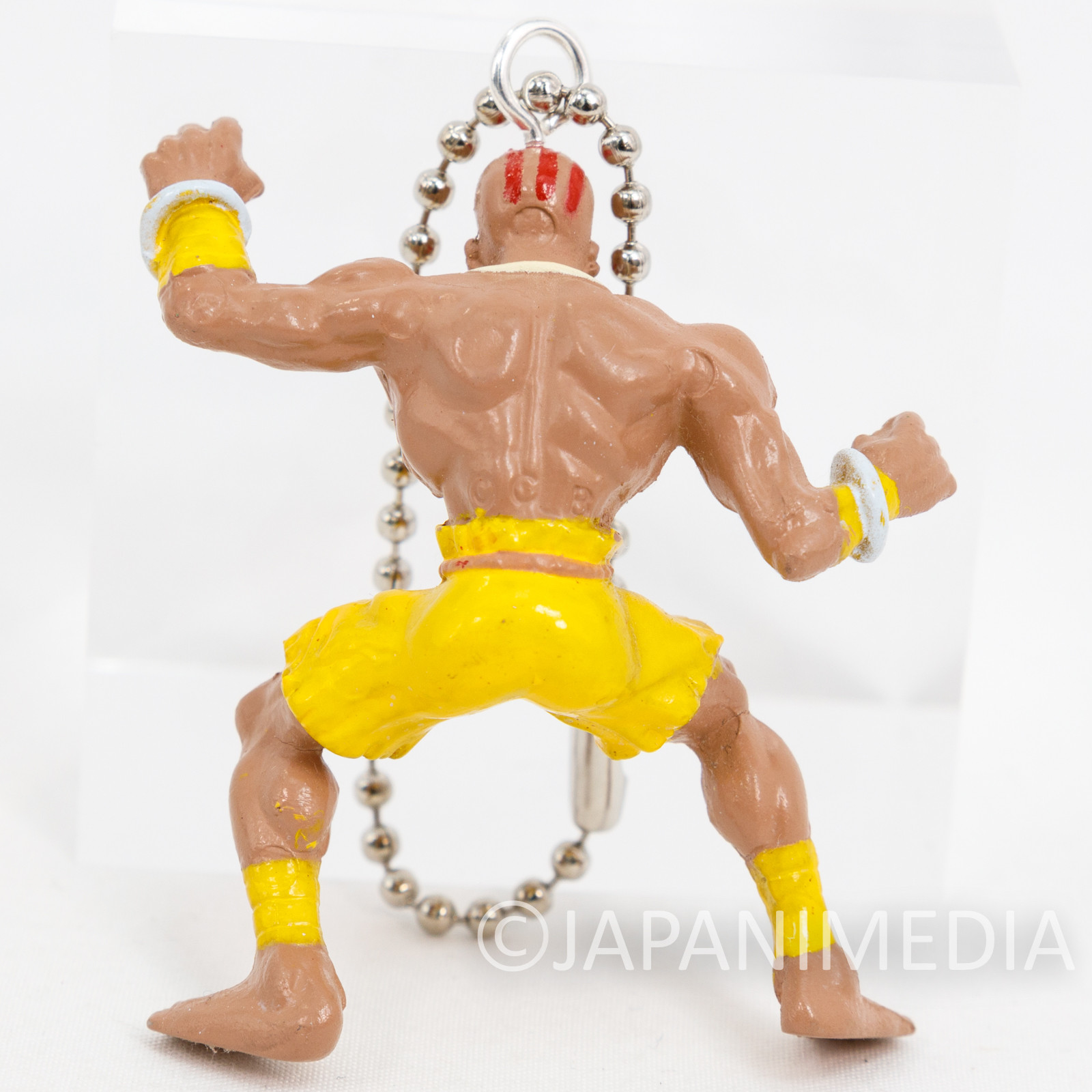 Retro RARE Street Fighter 2 Dhalsim Mini Figure Ballchain JAPAN GAME CAPCOM